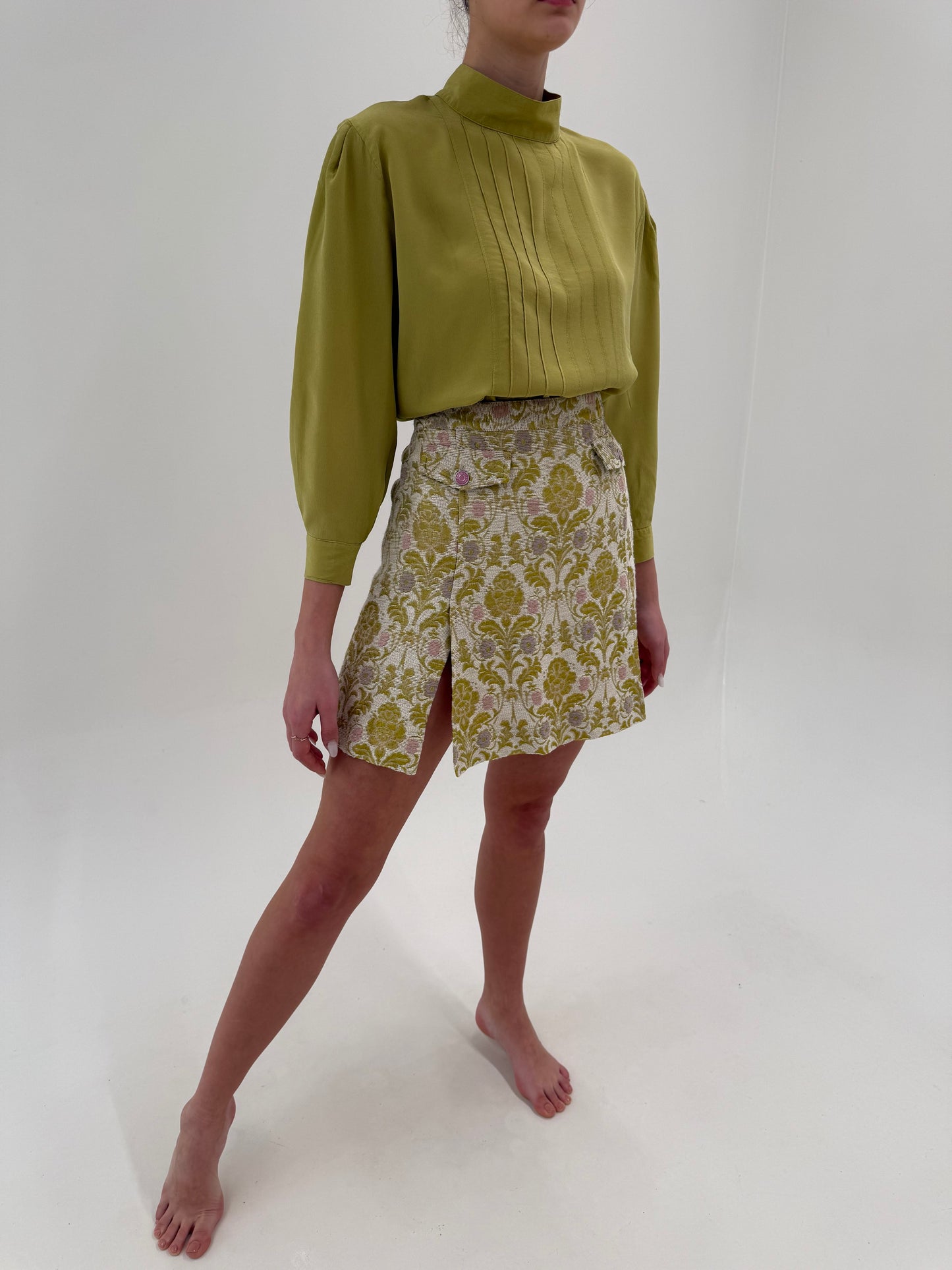 Fustă Dolce&Gabbana din jacquard exceptional în culori superbe