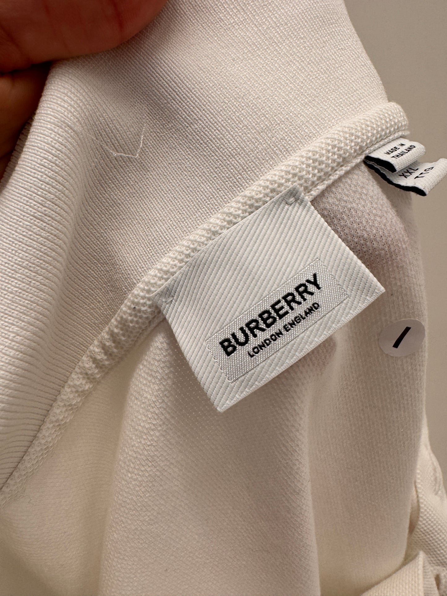 Top polo Burberry model actual din bumbac excepțional de gramaj mare
