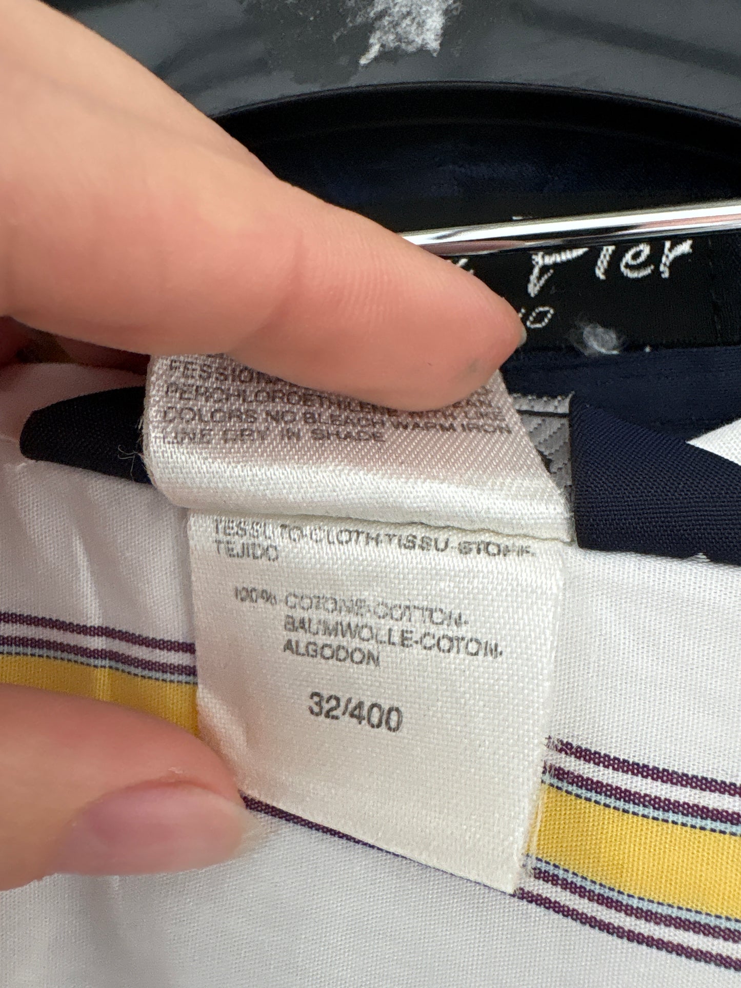 Cămașa Max Mara în dungi din poplin excepțional de bumbac