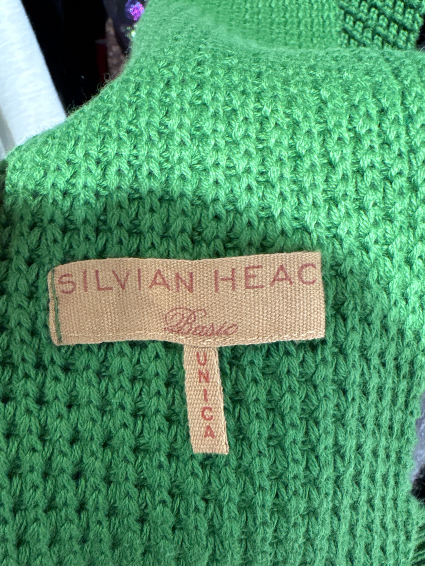 Fular nou Silvian Heach cu buzunare emerald green