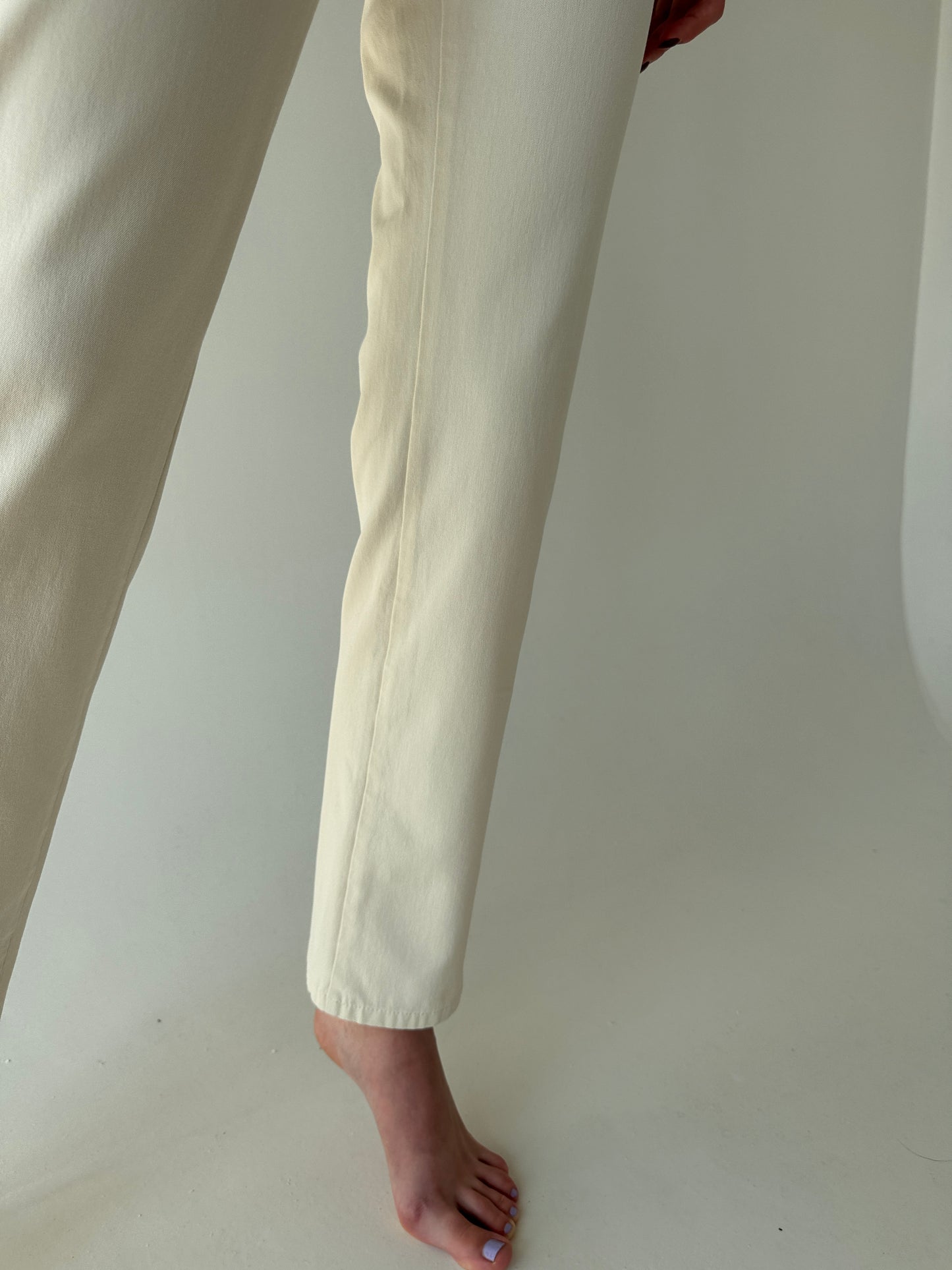 Jeans vintage ultra confort modelatori tall butter white