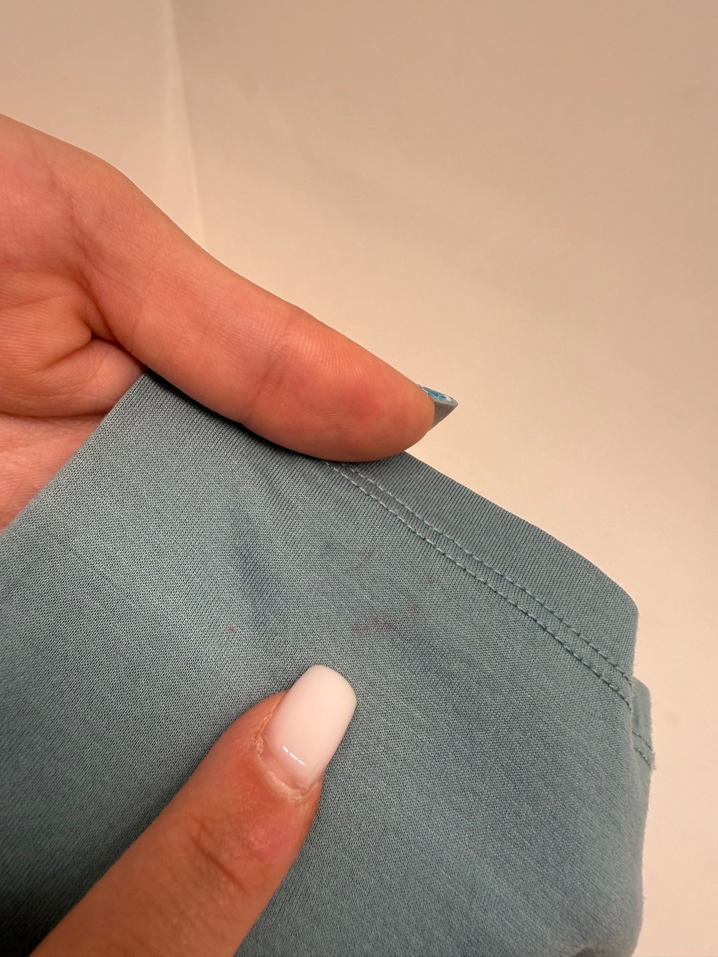 Top gama Max Mara dusty blue în croi ultra chic din bumbac premium