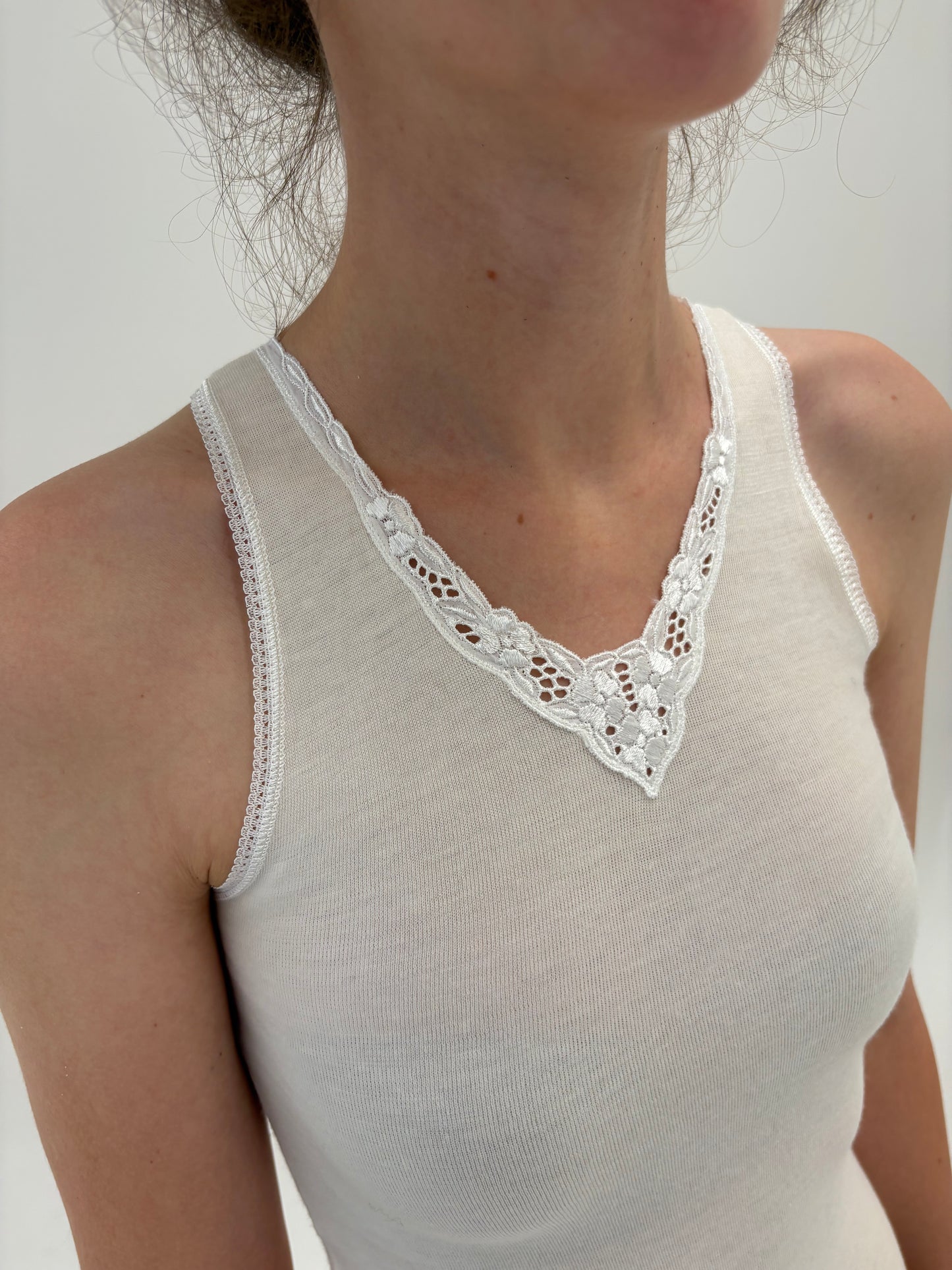 Maieu cambrat high end  italian din mix de lana irestringibila și bumbac