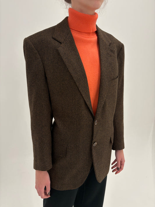 Sacou ultra luxury Loro Piana din 100% cașmir persoane petite