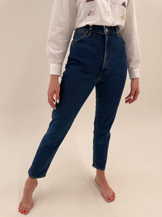 Jeans vintage premium din jeans excepțional modelator cu talie ultra înaltă