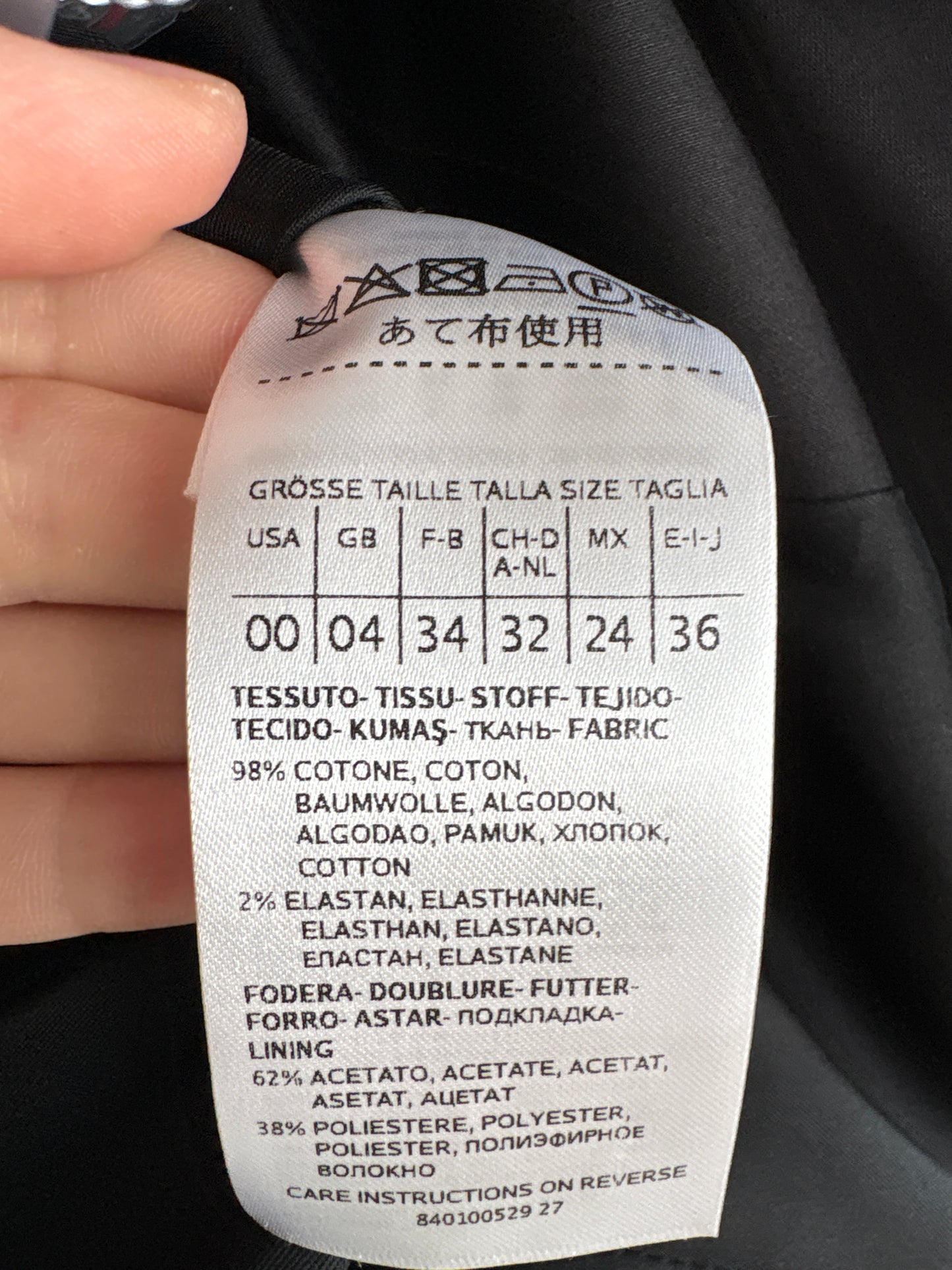 Sacou negru nou de vară cu etichetă Max&Co by Max Mara petite
