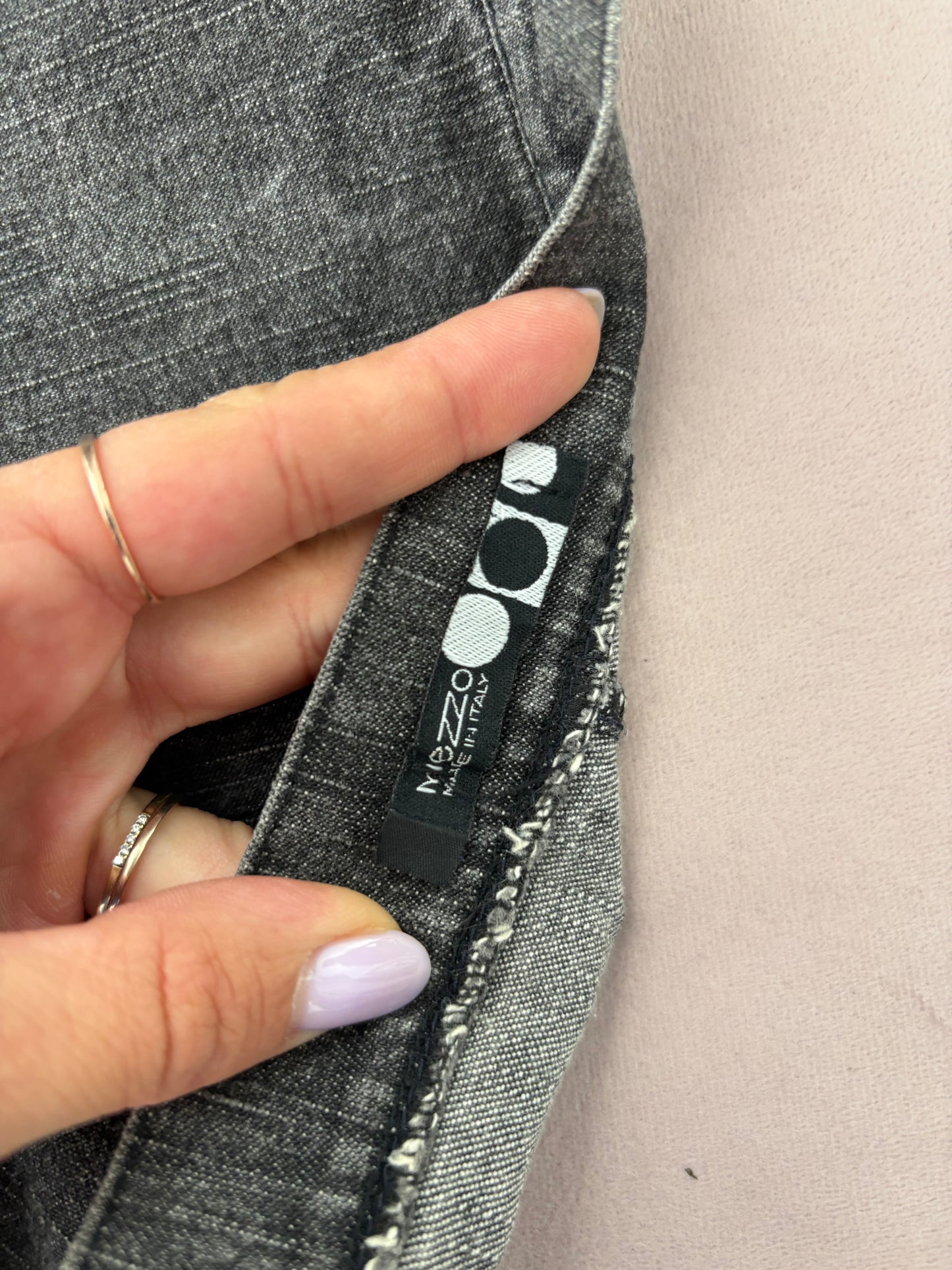 Fustă italiană din jeans modelator