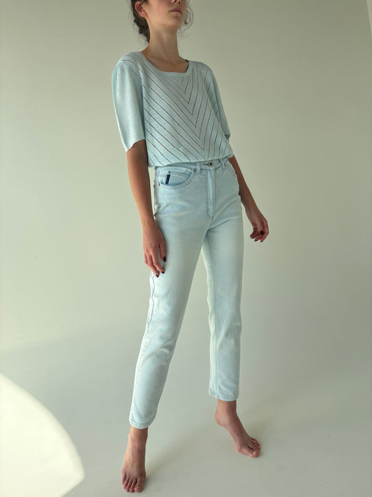 Jeans vintage light wash in croi super actual