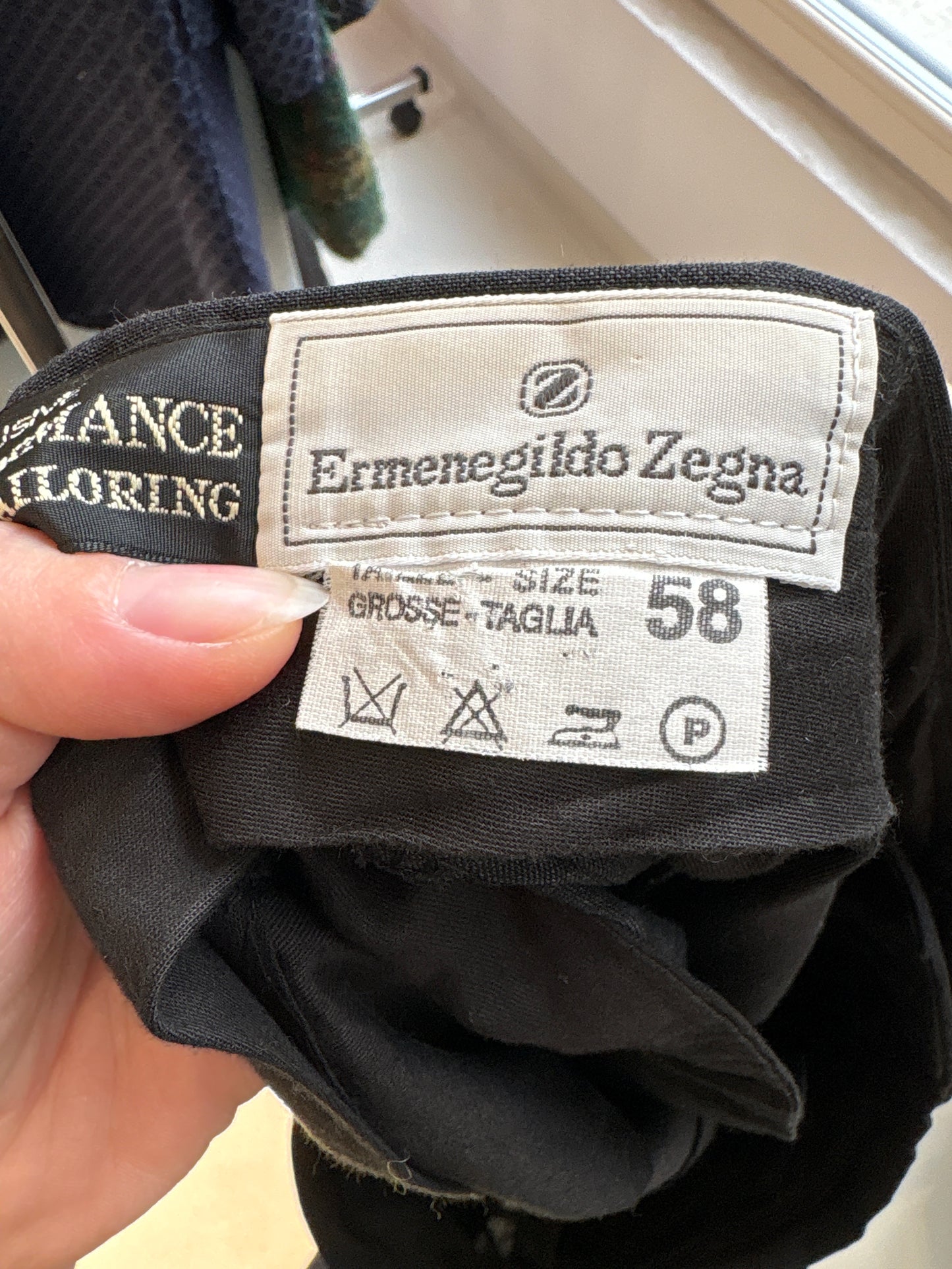 Pantaloni luxury Zegna din lana extrafina ‘high performance’