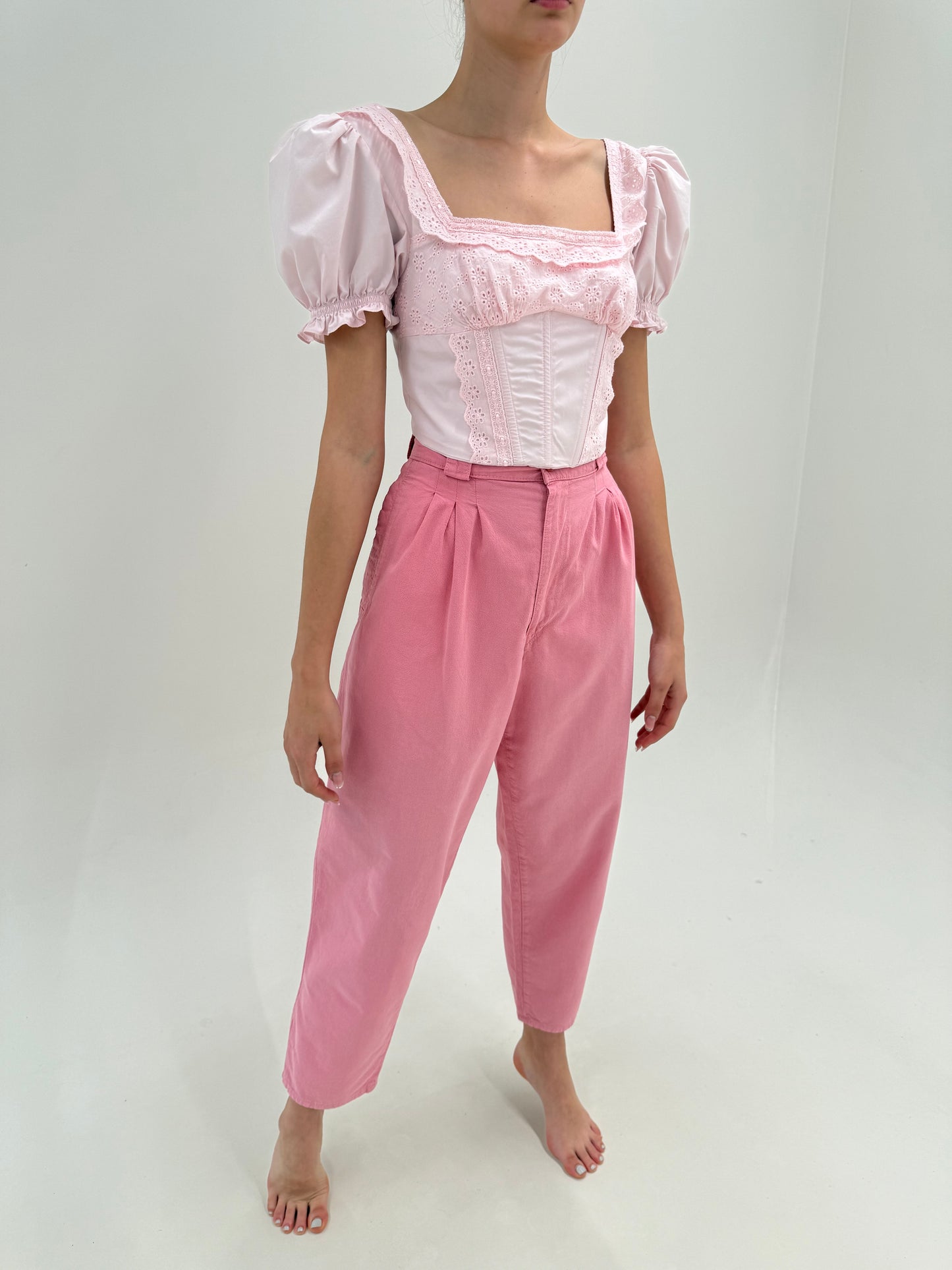 Pantaloni Levi’s old vintage de colecții sfârșit de ani 80 din pânză de bumbac
