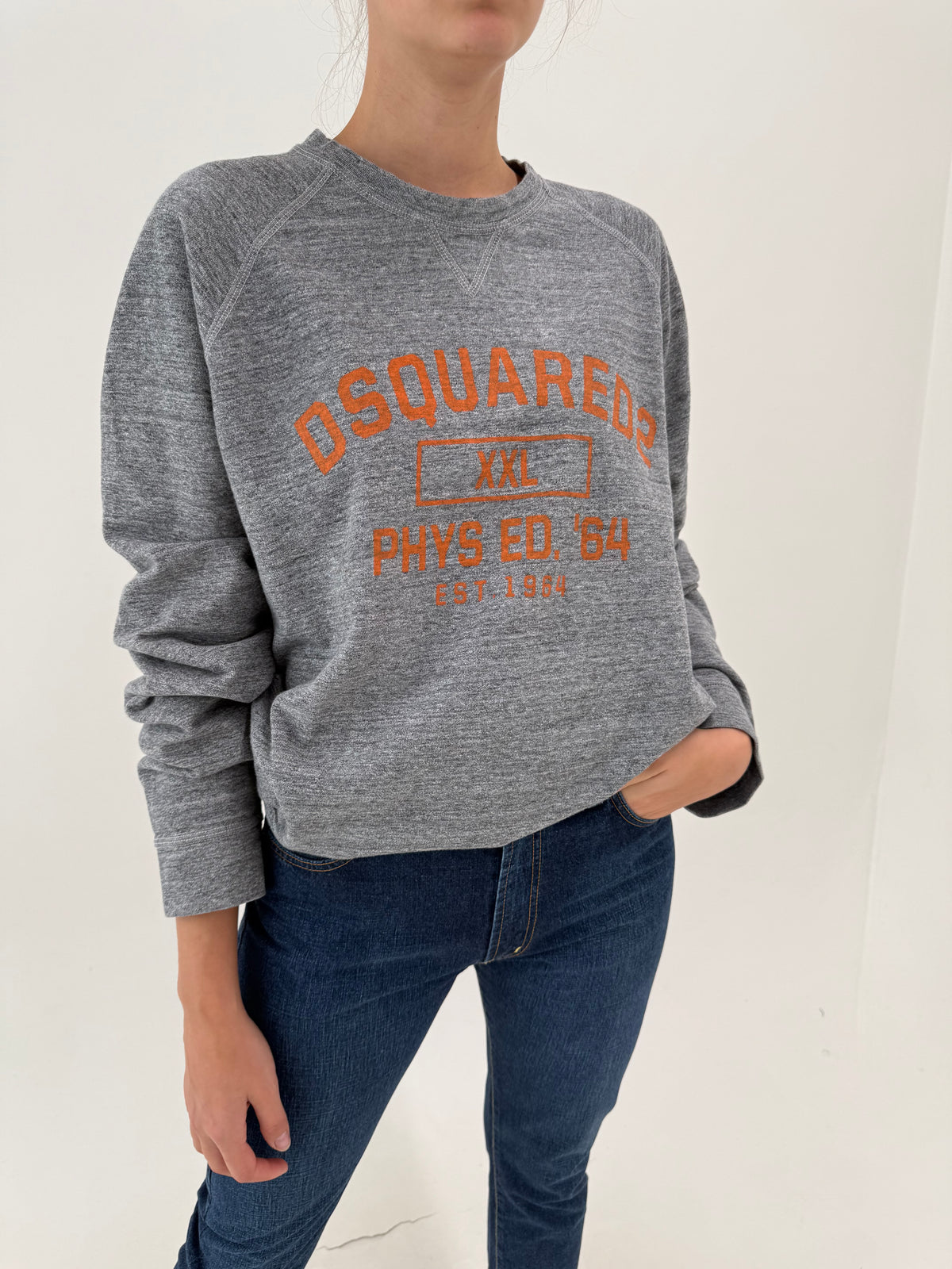 Bluză Dsquared din bumbac plin cu influențe casual