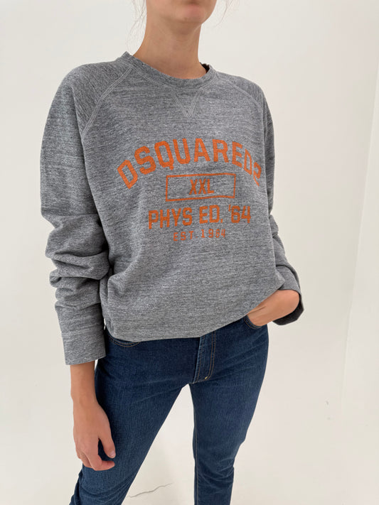 Bluză Dsquared din bumbac plin cu influențe casual