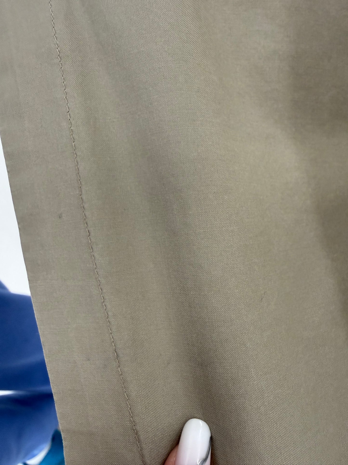 Parka vintage Burberry very light sage green cu glugă