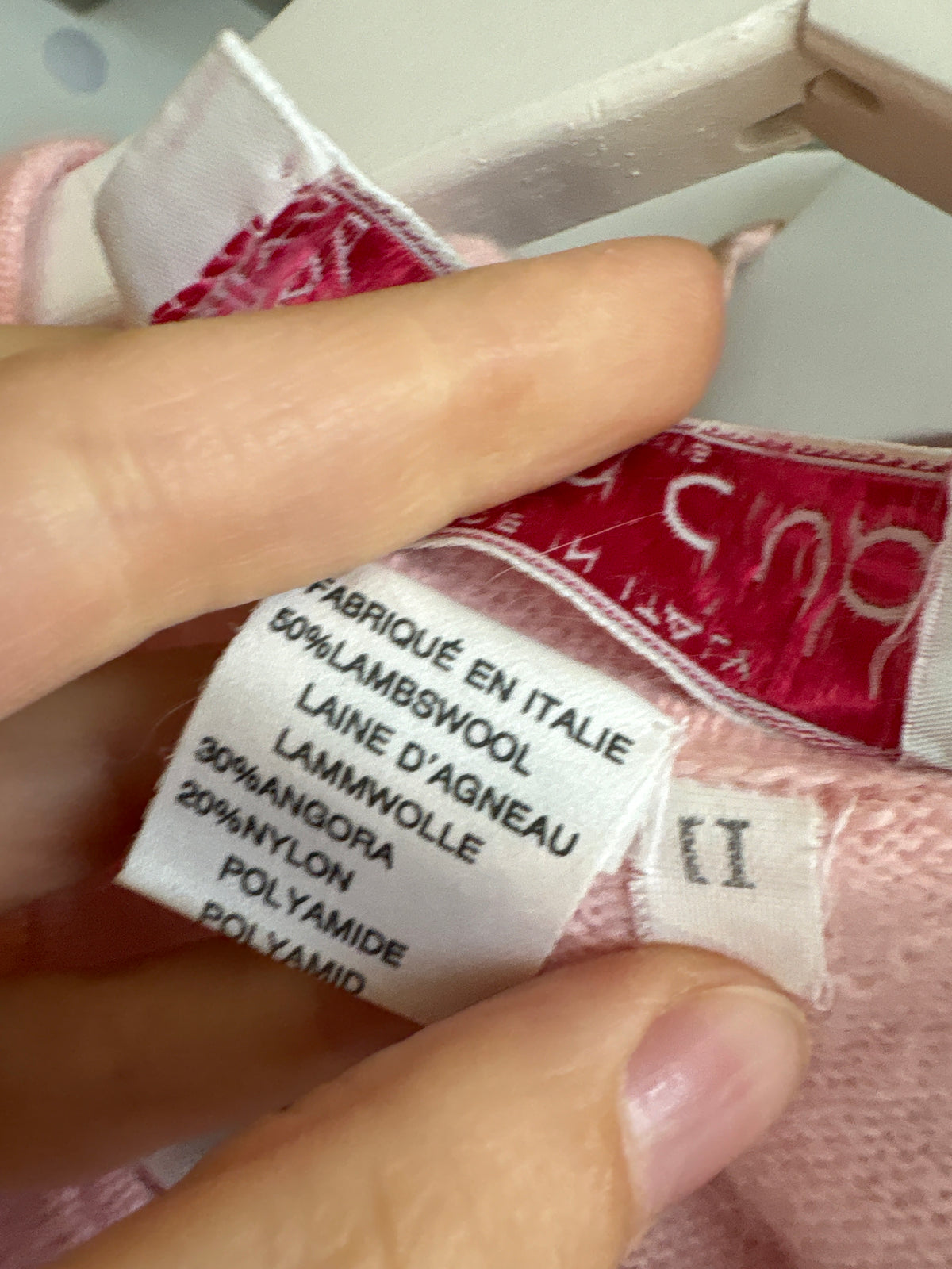 Cardigan vintage tip jachetă cu mâneci ample și manșete înalte din Angora și lana extrafina