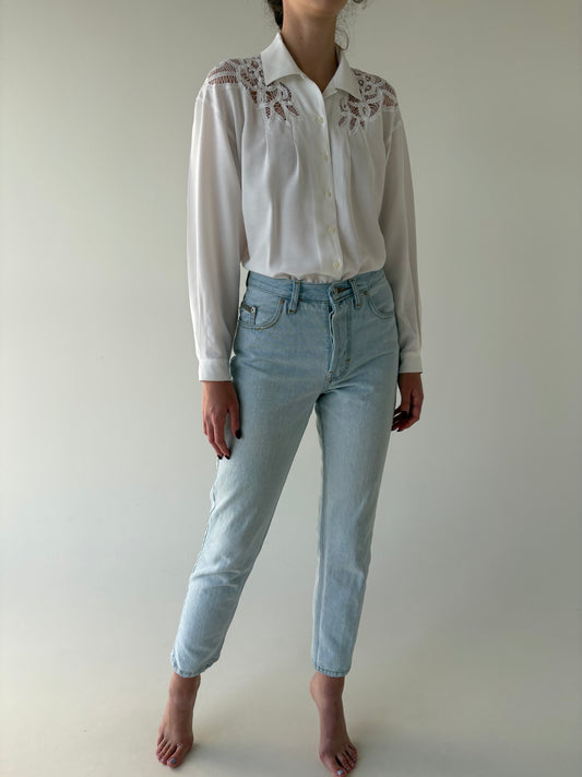 Jeans Calvin Klein în croi clasic