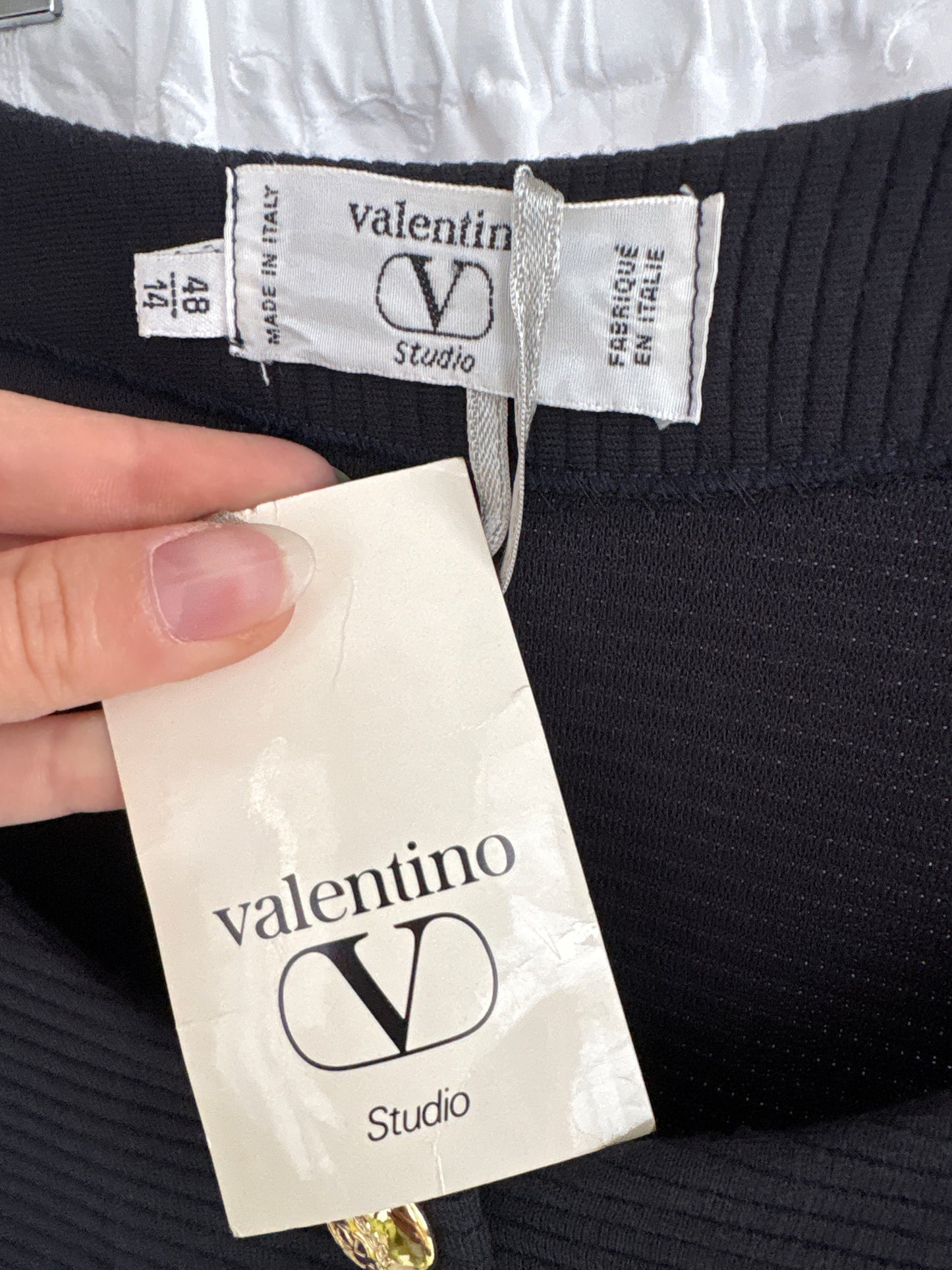 Sacou Valentino vintage de vară nou cu eticheta new old stock cu nasturi aurii