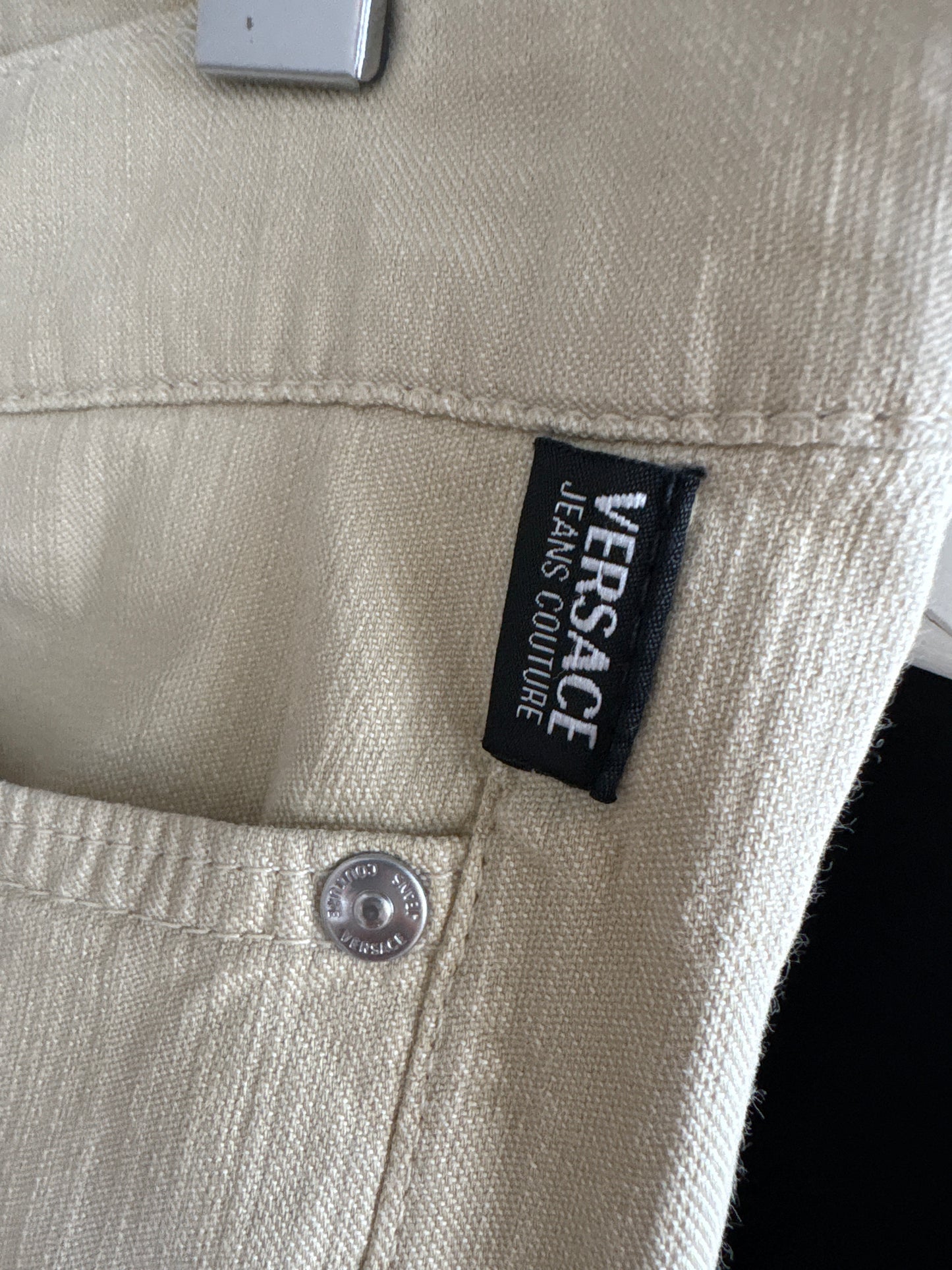Jeans vintage Versace petite camel de vară ultra confort modelatori