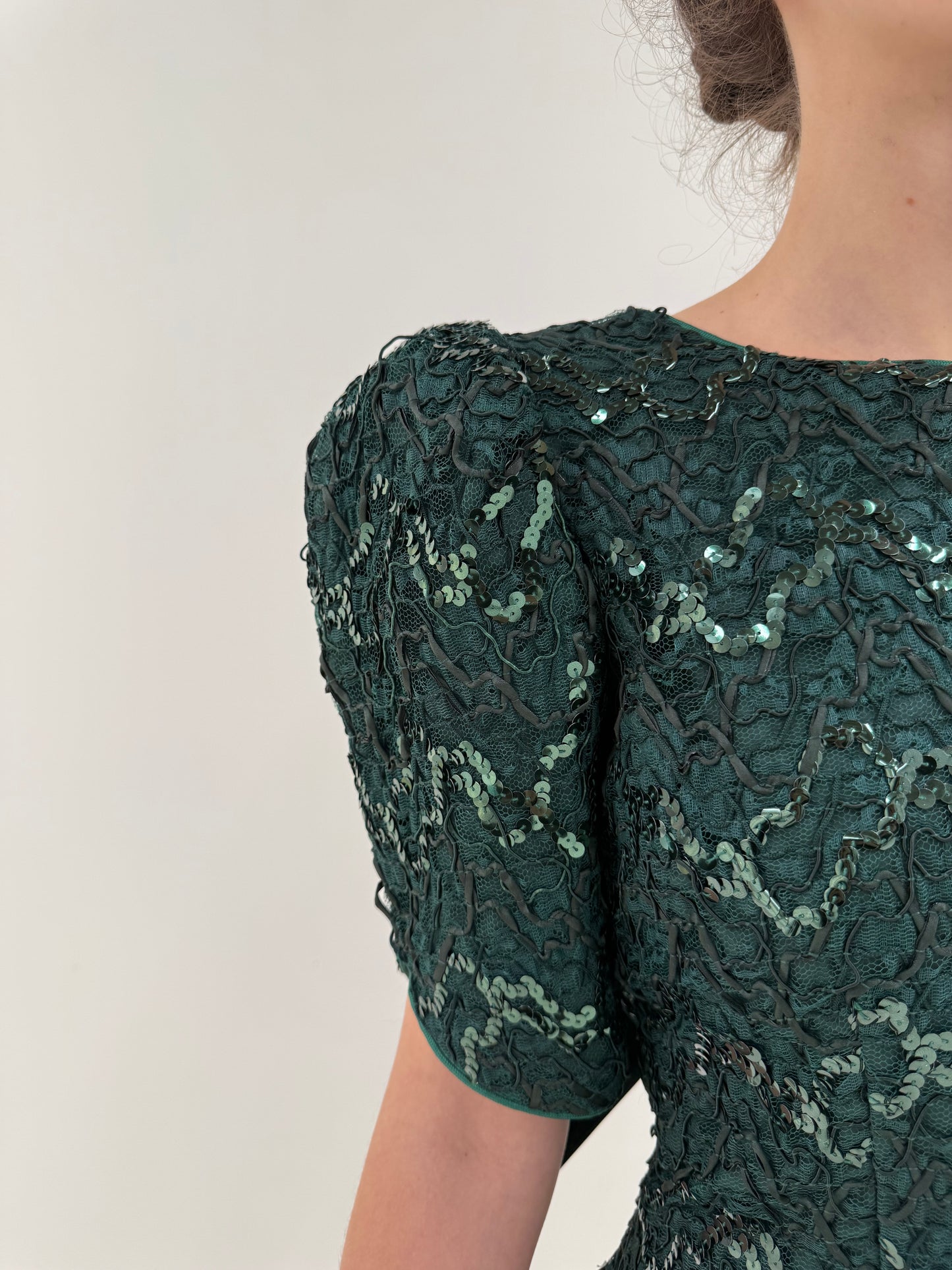 Rochie old vintage spectaculoasă foarte pretioasa sfârșit de ani 80