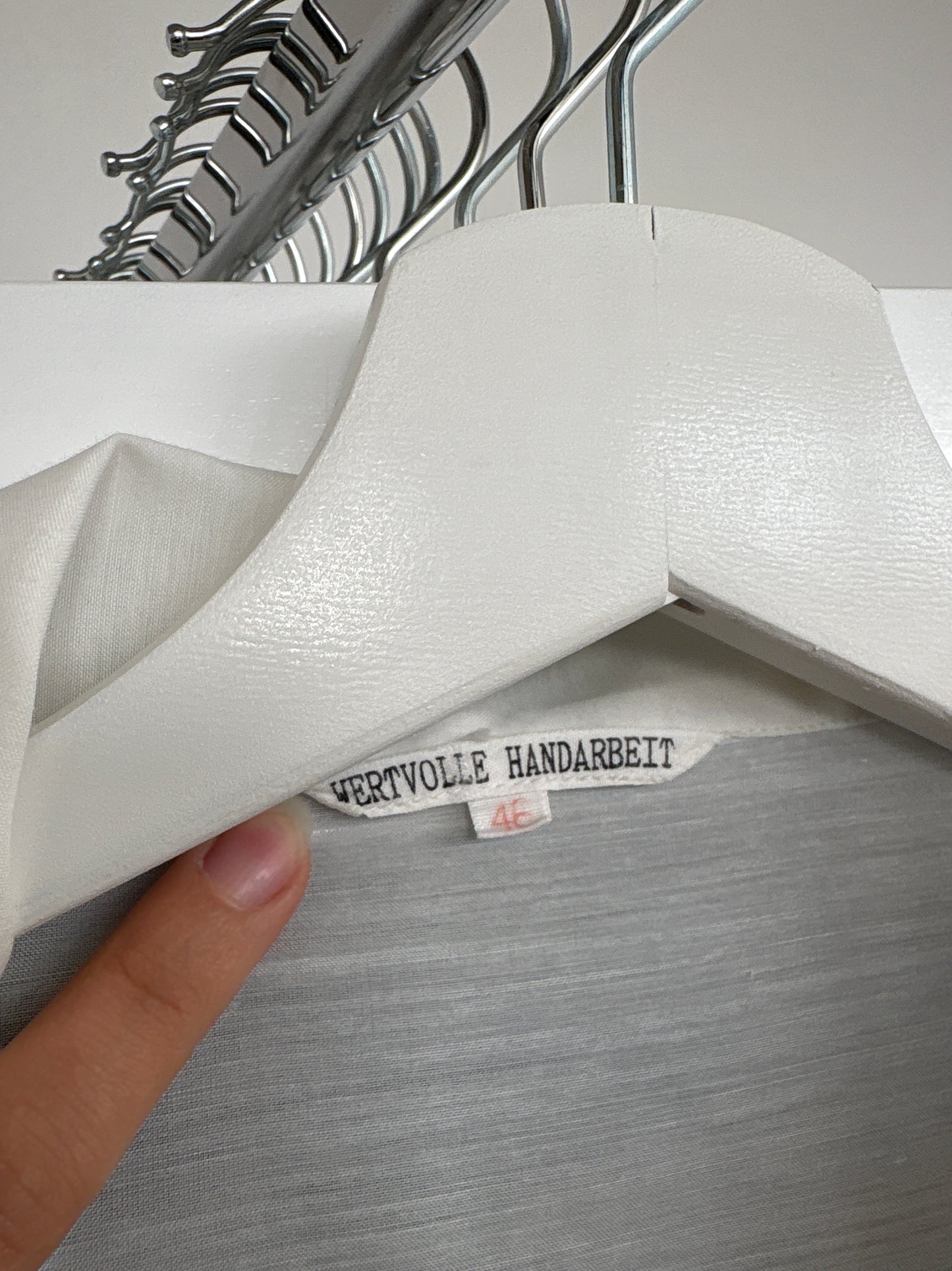 Cămașa vintage bijterie din bumbac cu broderie manuală excepțională