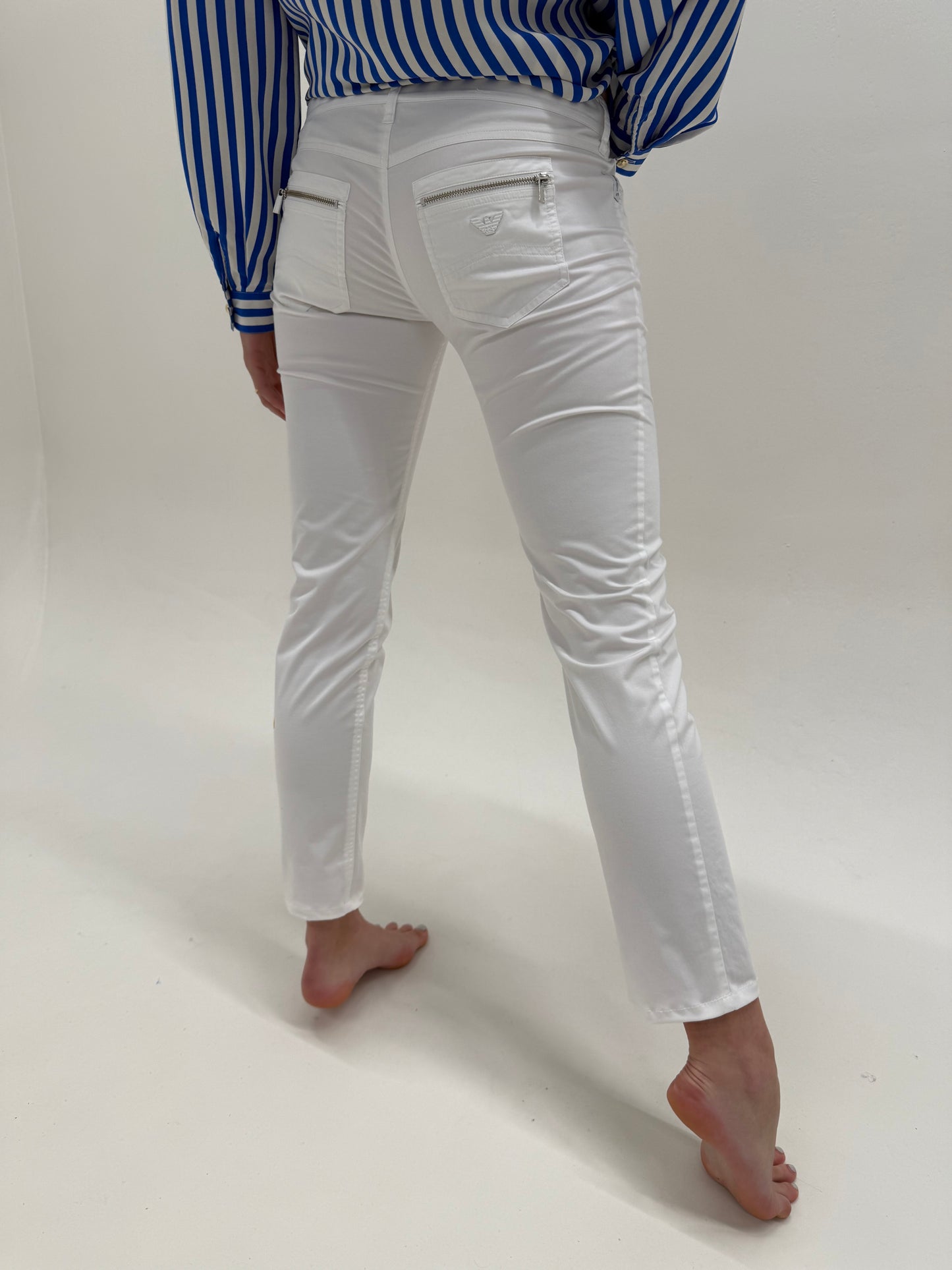 Pantaloni Armani de vară din bumbac premium