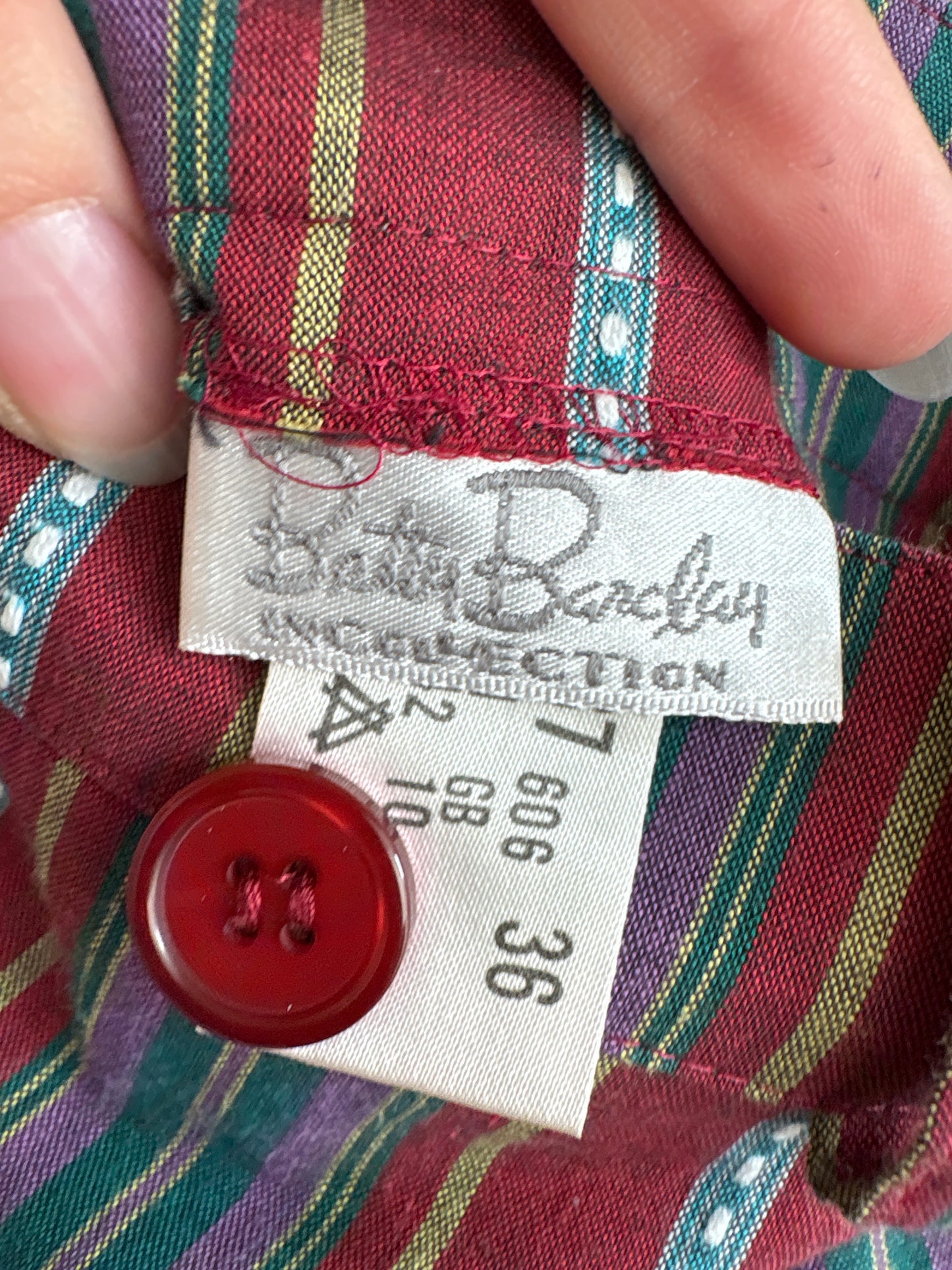 Fustă vintage maxi burgundy cu jeans blue cu talie ultra marcată din canvas