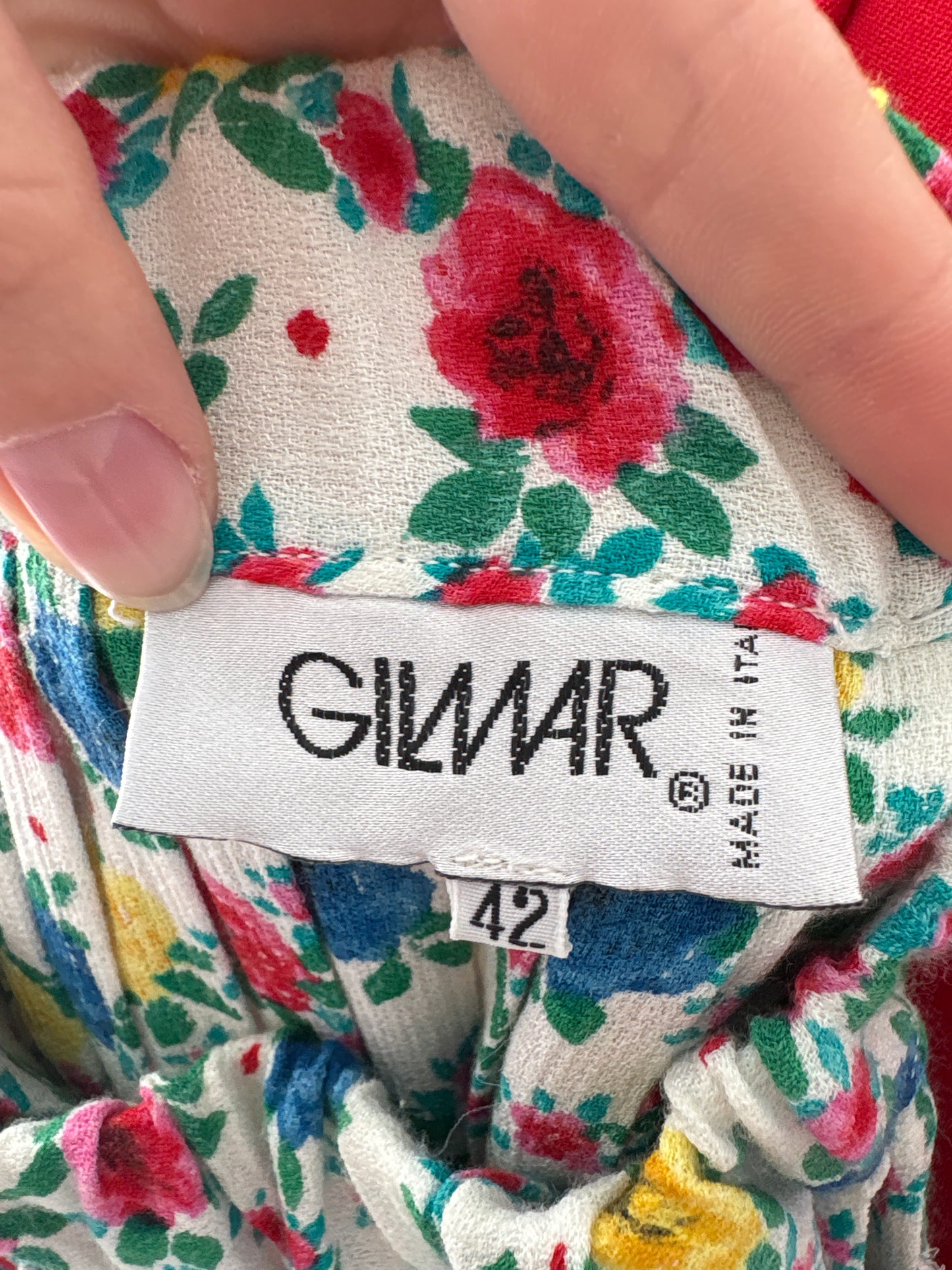 Fustă vintage plisată cu print floral superb și talie ultra înaltă elastică