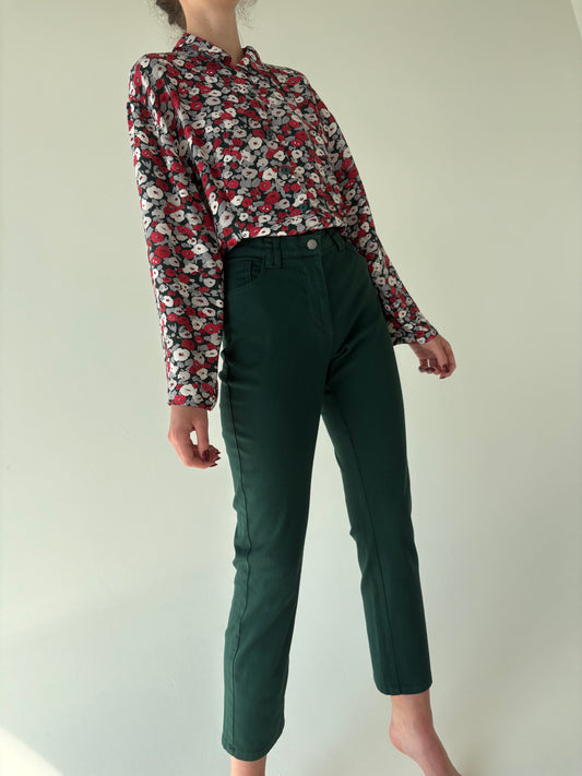 Jeans confort modelatori forest green