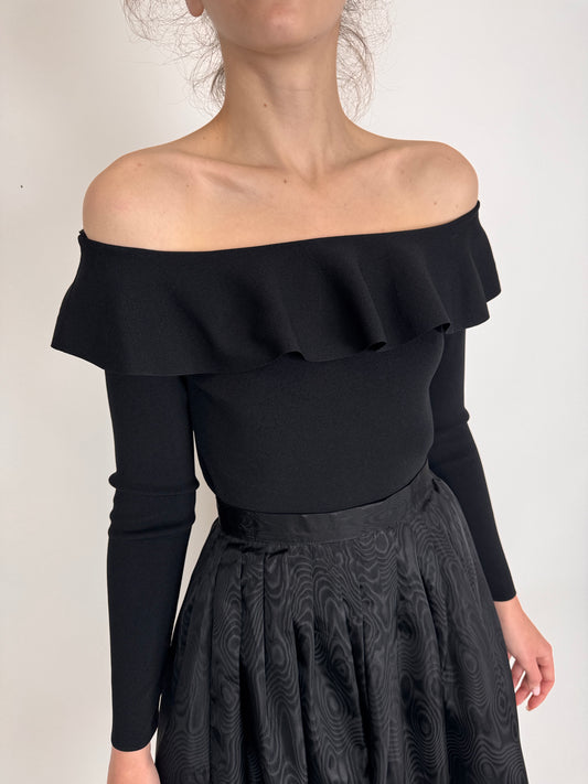 Top Cos cu volan din jerse