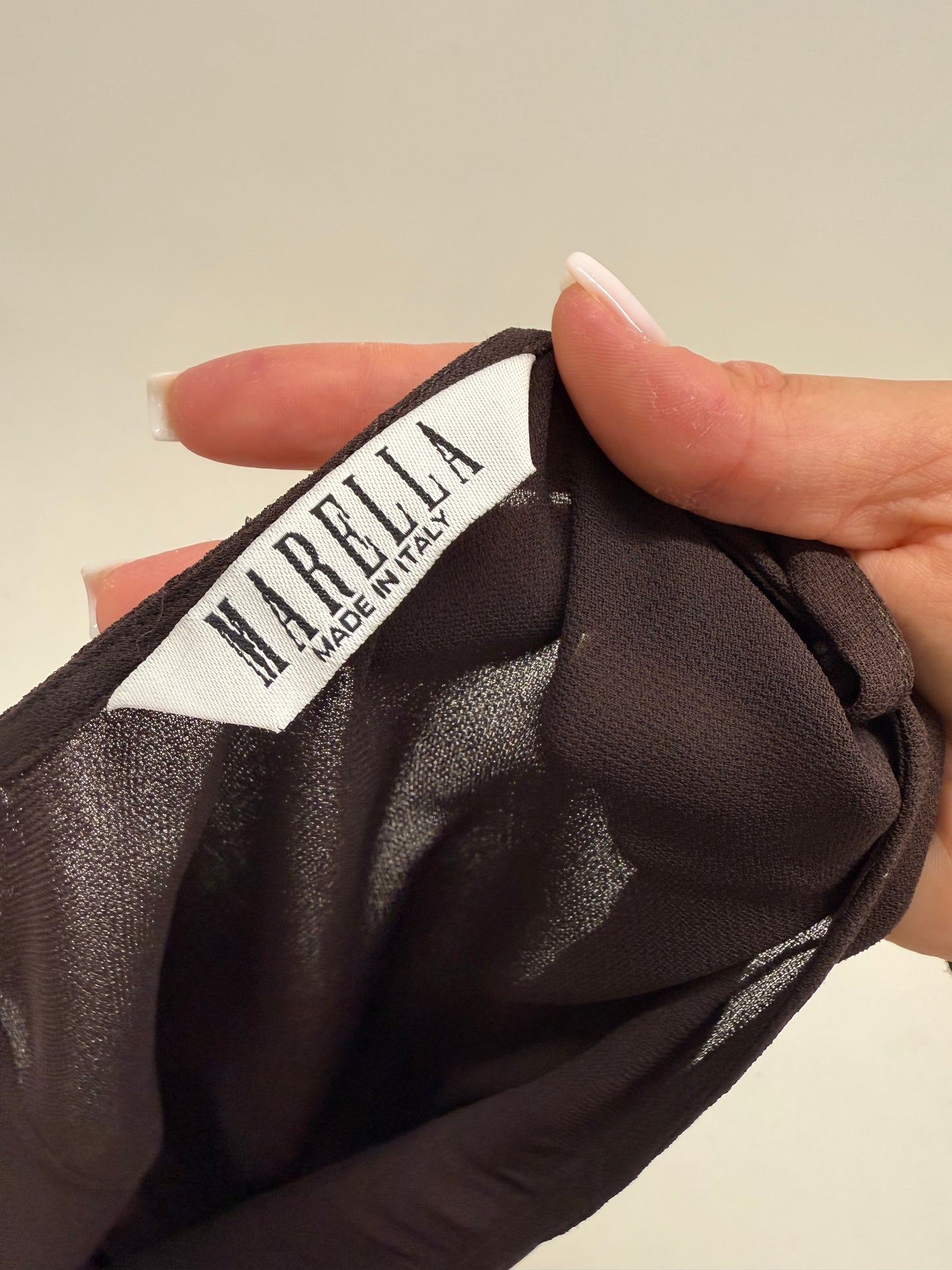 Fustă petrecute noi maxi Marella by Max Mara espresso brown super vaporoase
