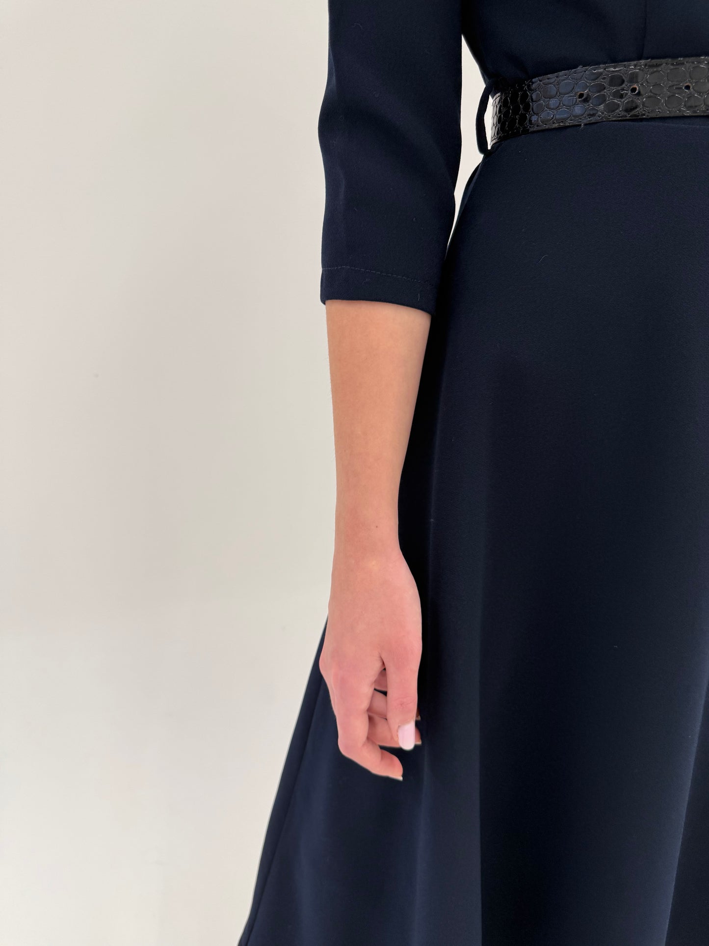 Rochie tip maleta de la business la cocktail maxi Navy blue