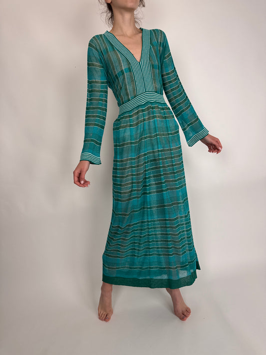 Rochie maxi Stefanel din jerse de in extrem de subțire
