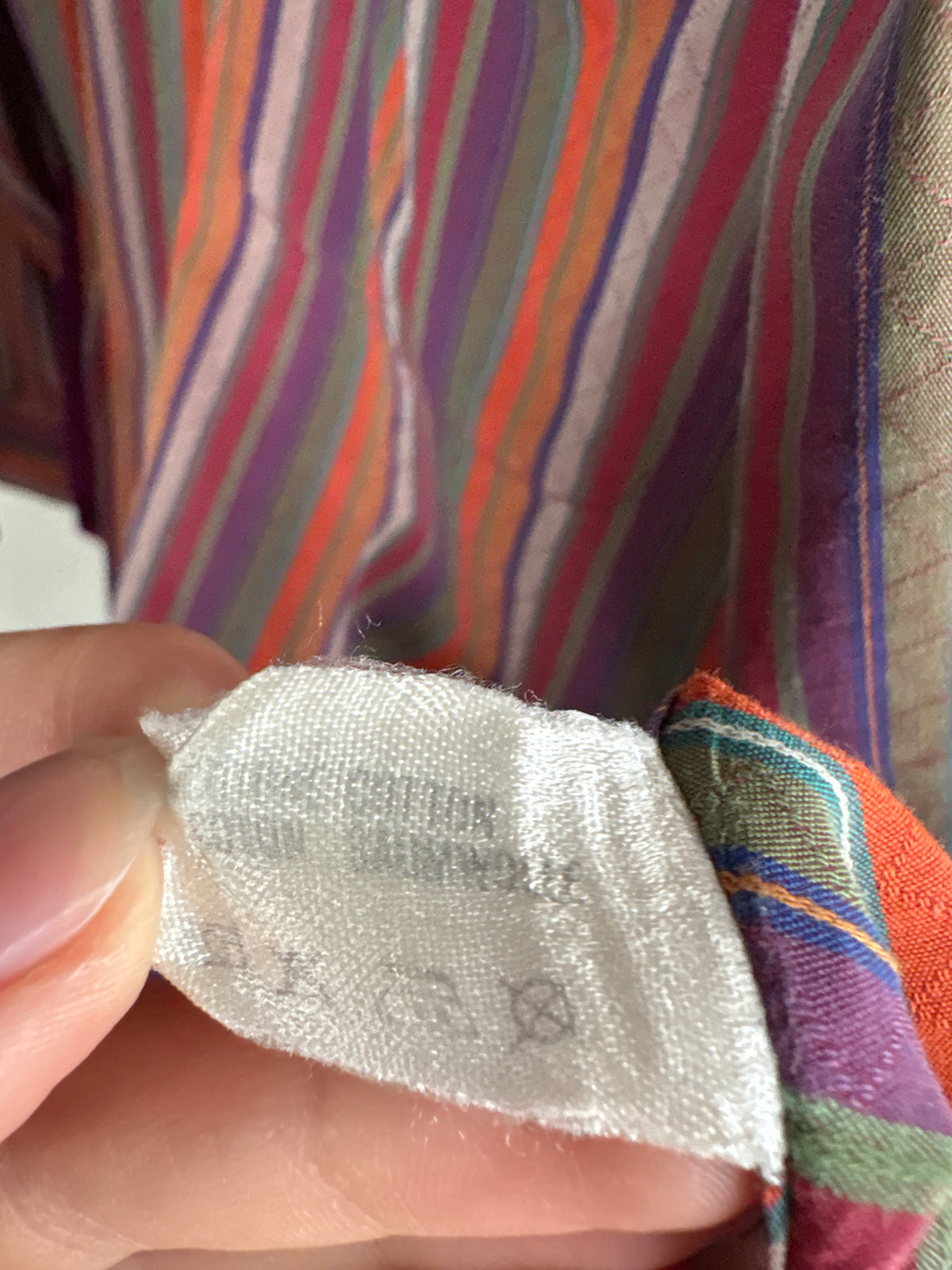 Cămașa Missoni din poplin excepțional plin texturat de bumbac moale în dungi