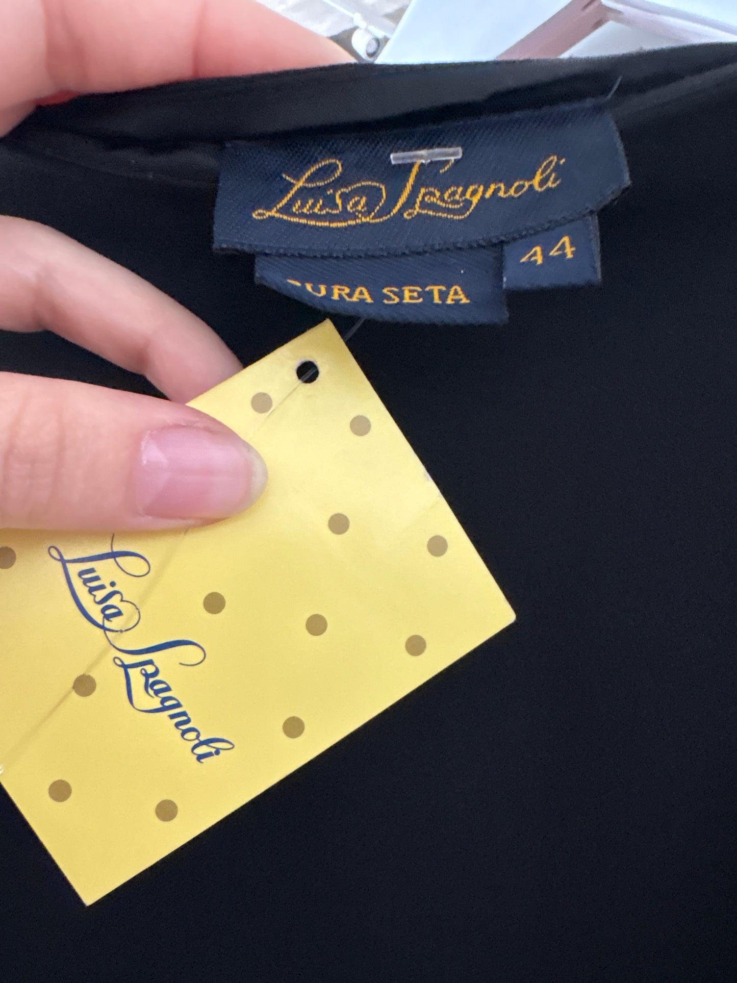 Fustă luxury Luisa Spagnoli nouă cu etichetă din mătase naturală midi mermaid