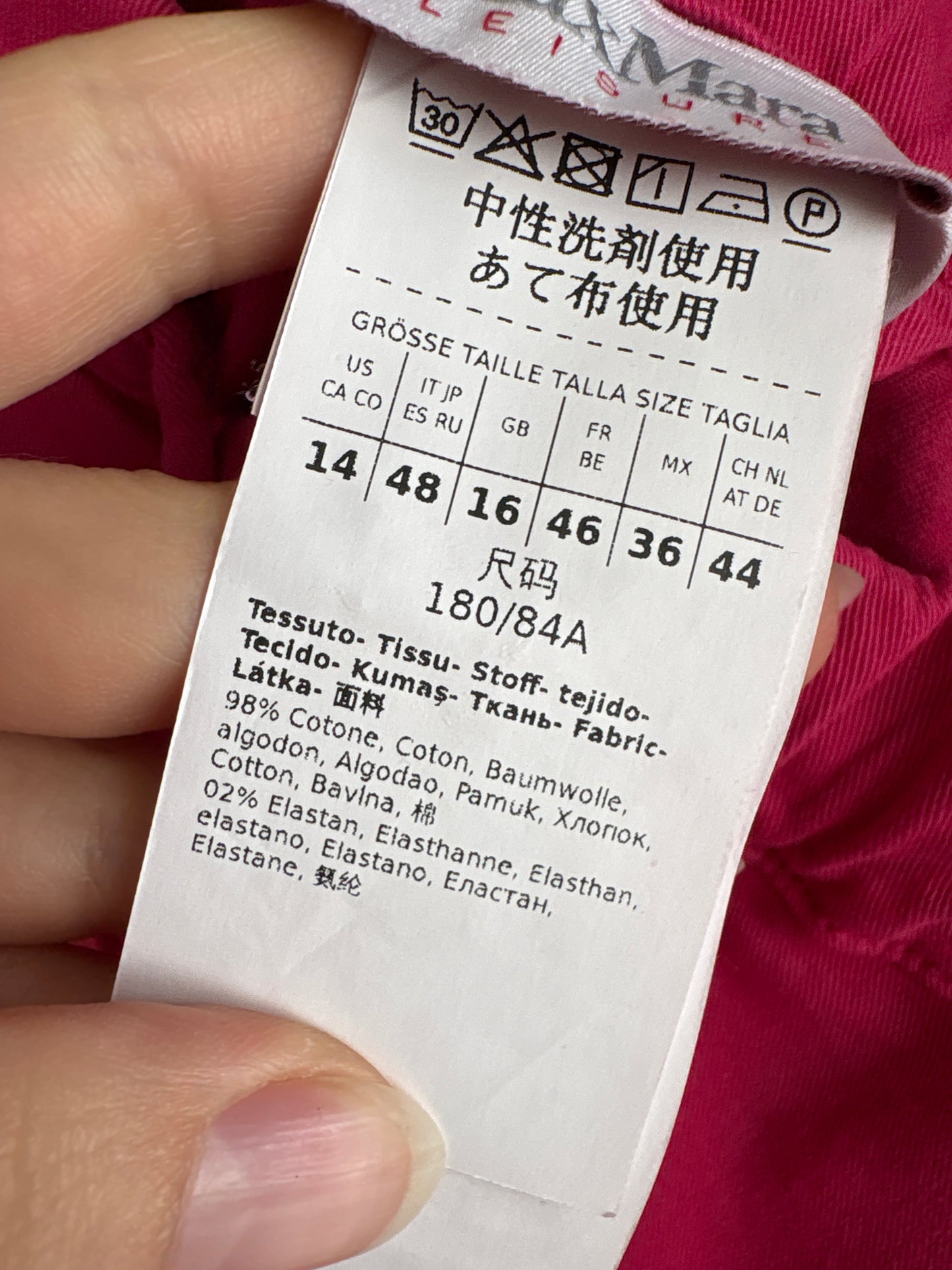 Pantaloni Max Mara ultra confort cu influențe casual Barbie pink