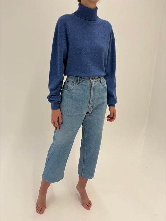 Jeans vintage  Armani petite cu ținuta și talie înaltă mai generoasă