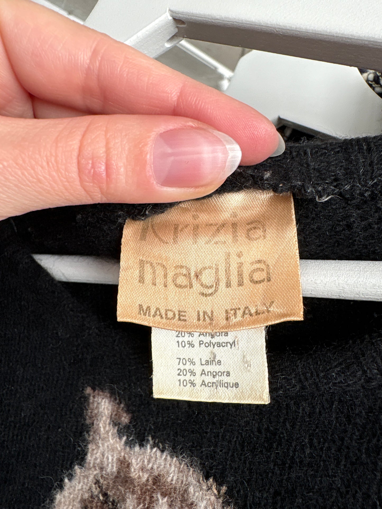 Pulover luxury Krizia din tricot excepțional de lana și Angora