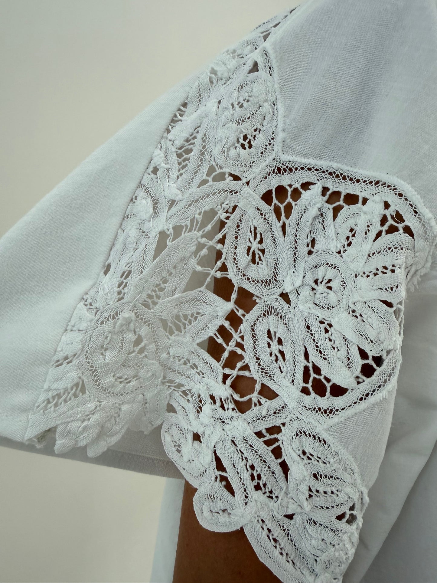 Set bijuterie cu macrame lucrat manual din in excepțional
