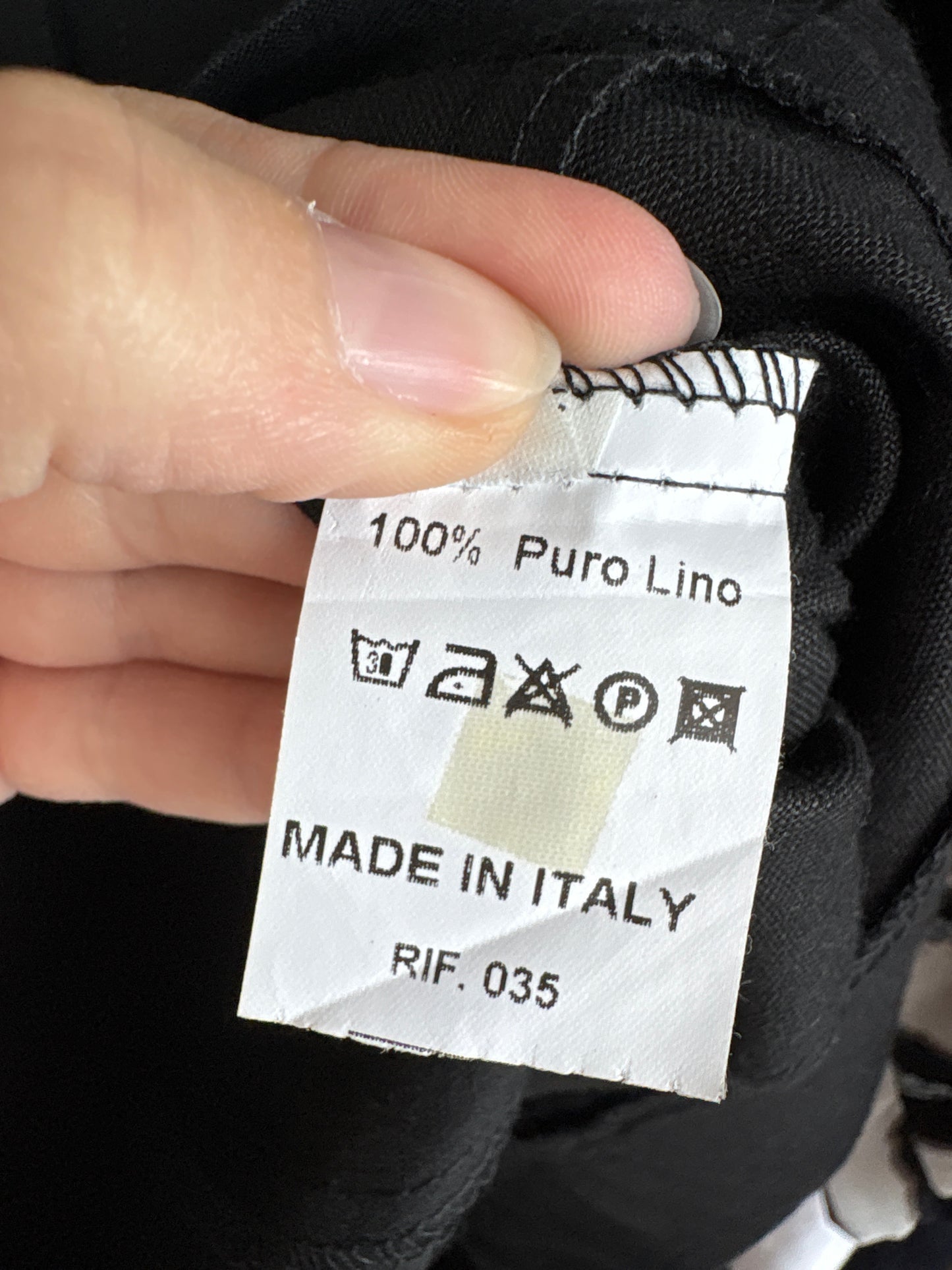 Costum italian din in premium negru cu sacou tip corsaj și pantaloni palazzo