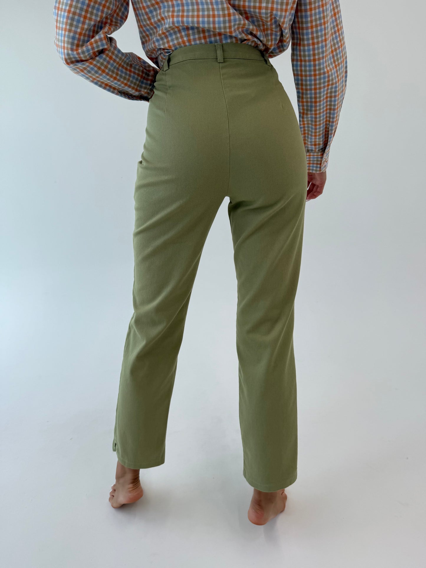 Jeans vintage ultra confort seaweed green modelatori