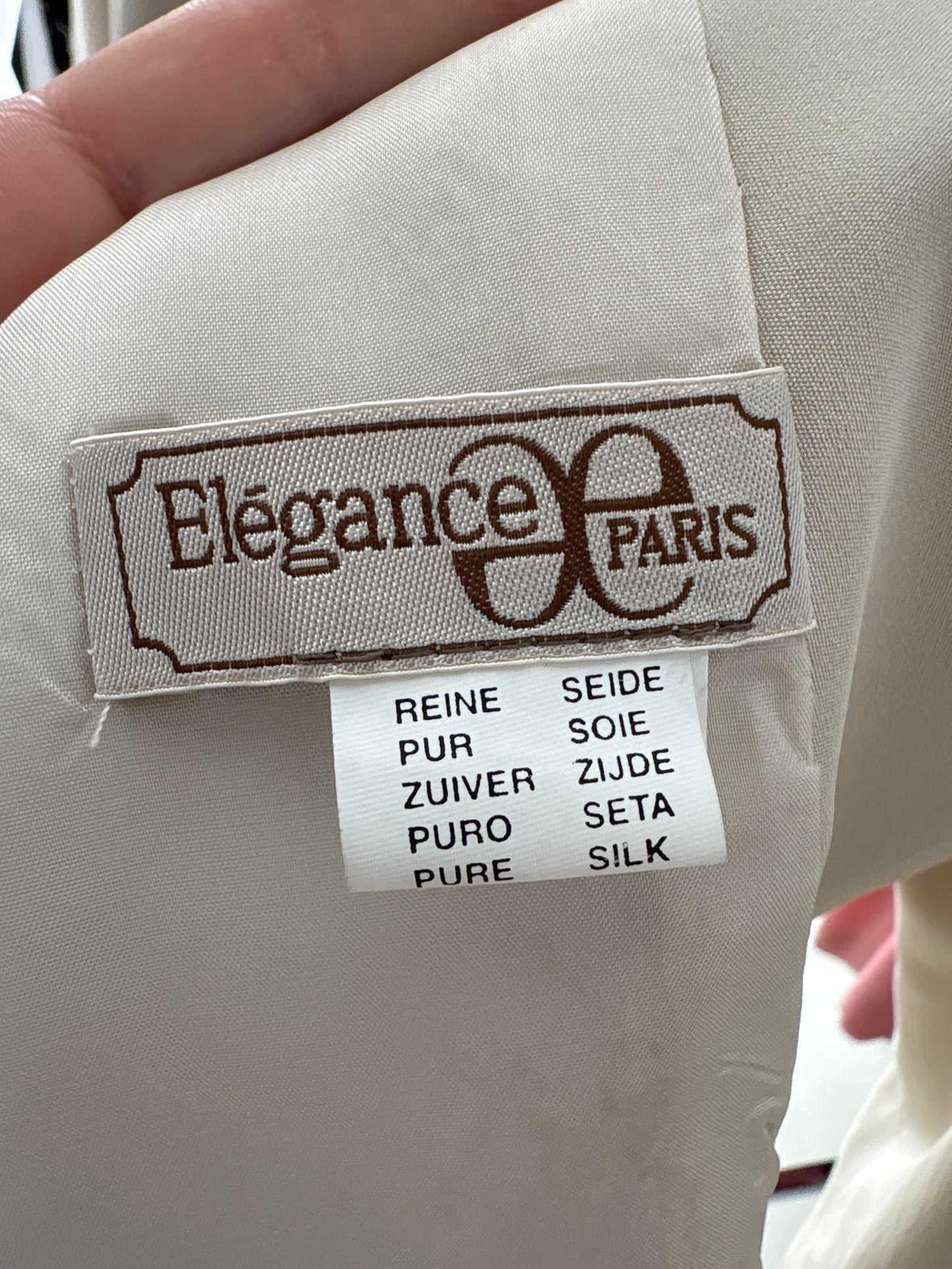 Sacou se brand luxury Elegance din mătase naturală cu guler tip sal
