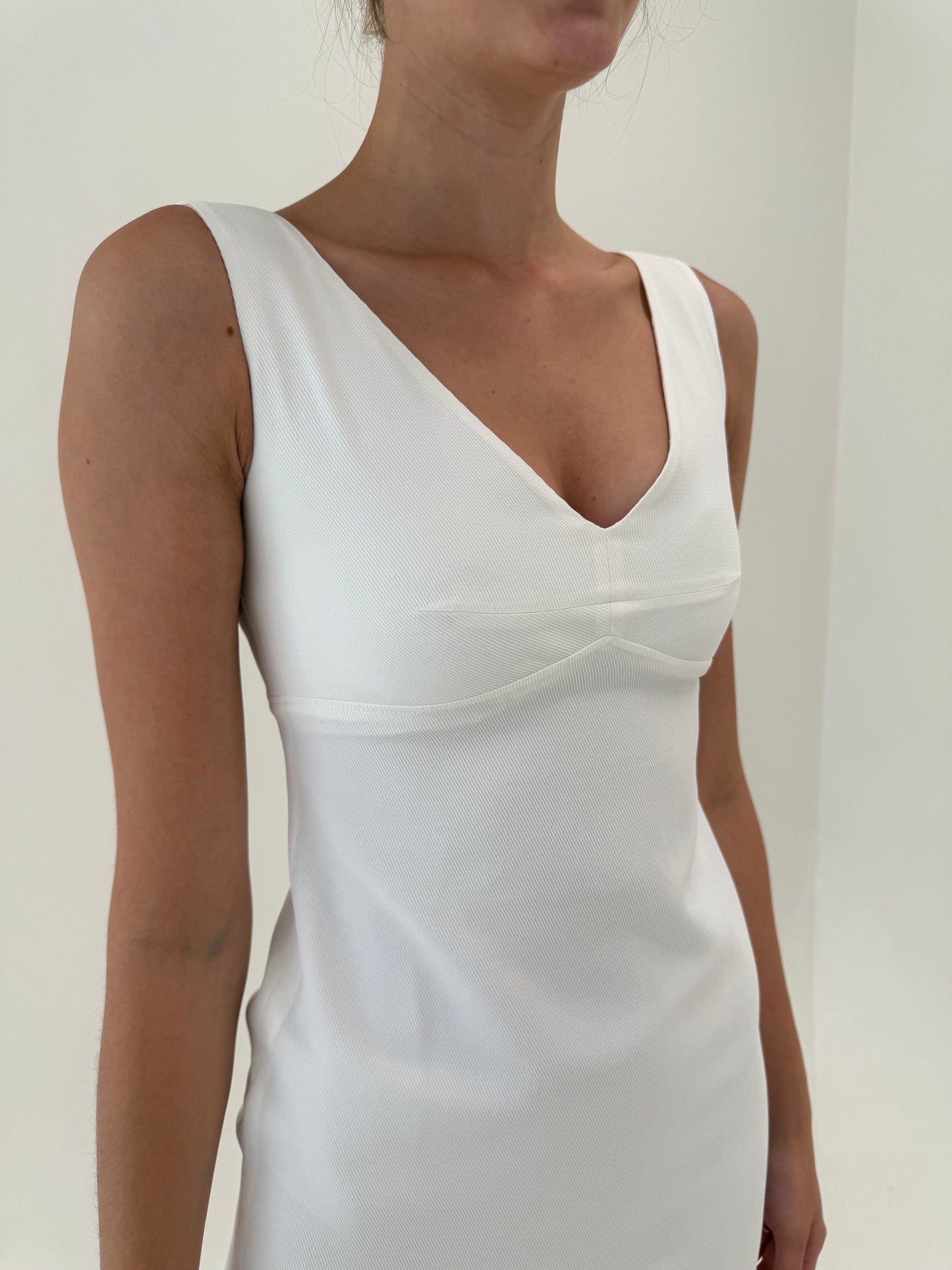 Rochie clasică Marella by Max Mara din bumbac  excepțional faille modelator