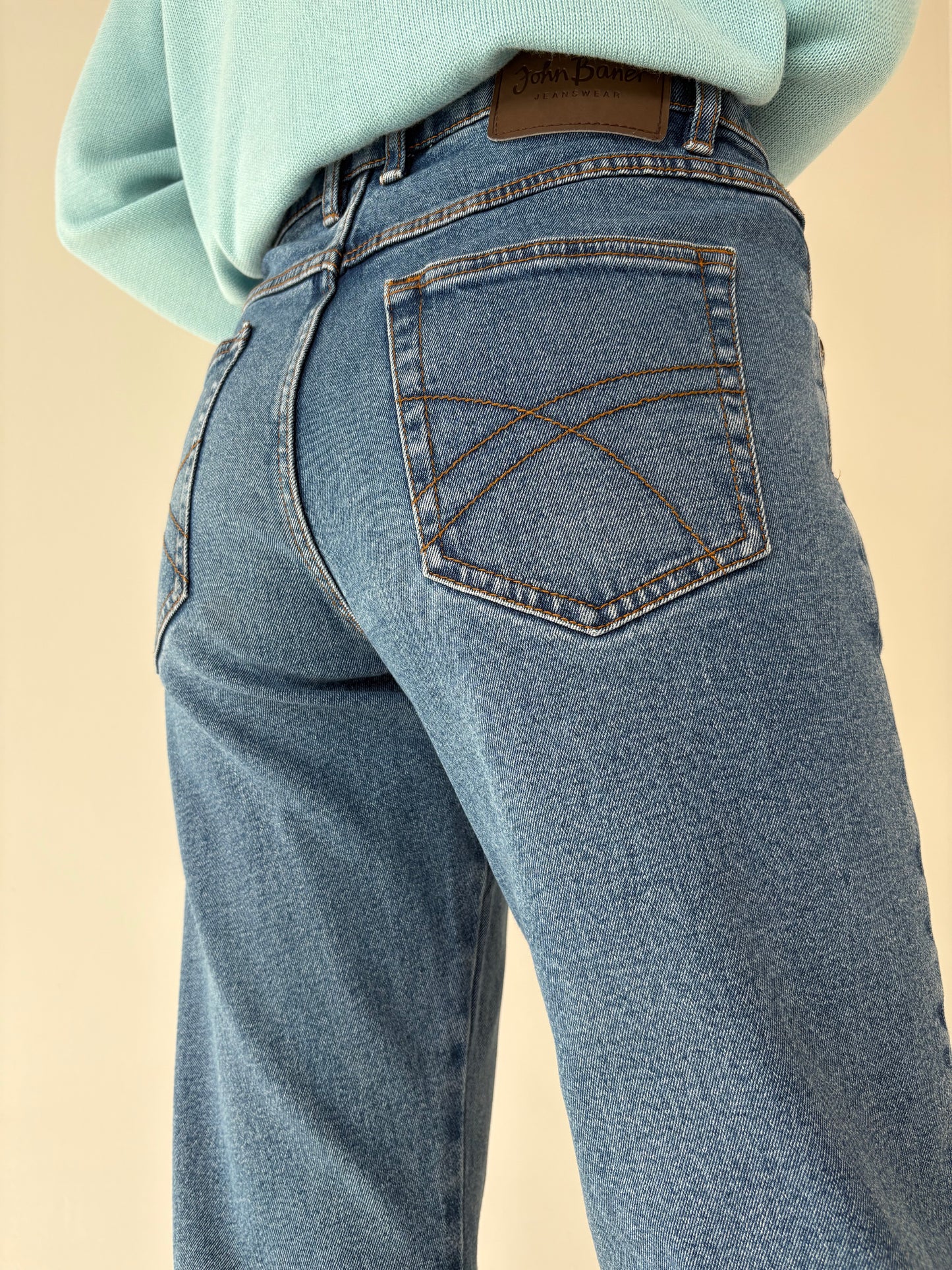 Jeans vintage premium groși modelatori classic wash
