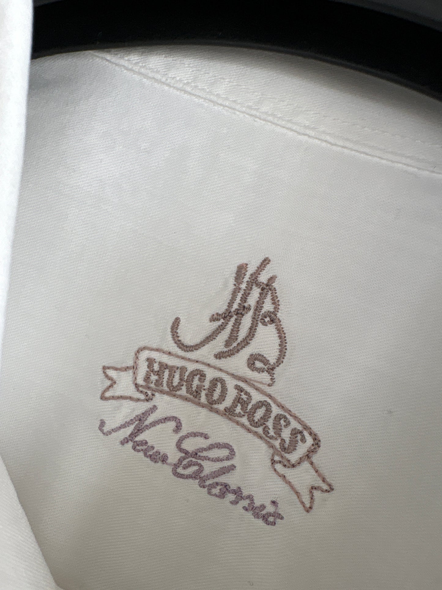 Cămașa vintage Hugo Boss din pânză excepțională de bumbac în croi boxy