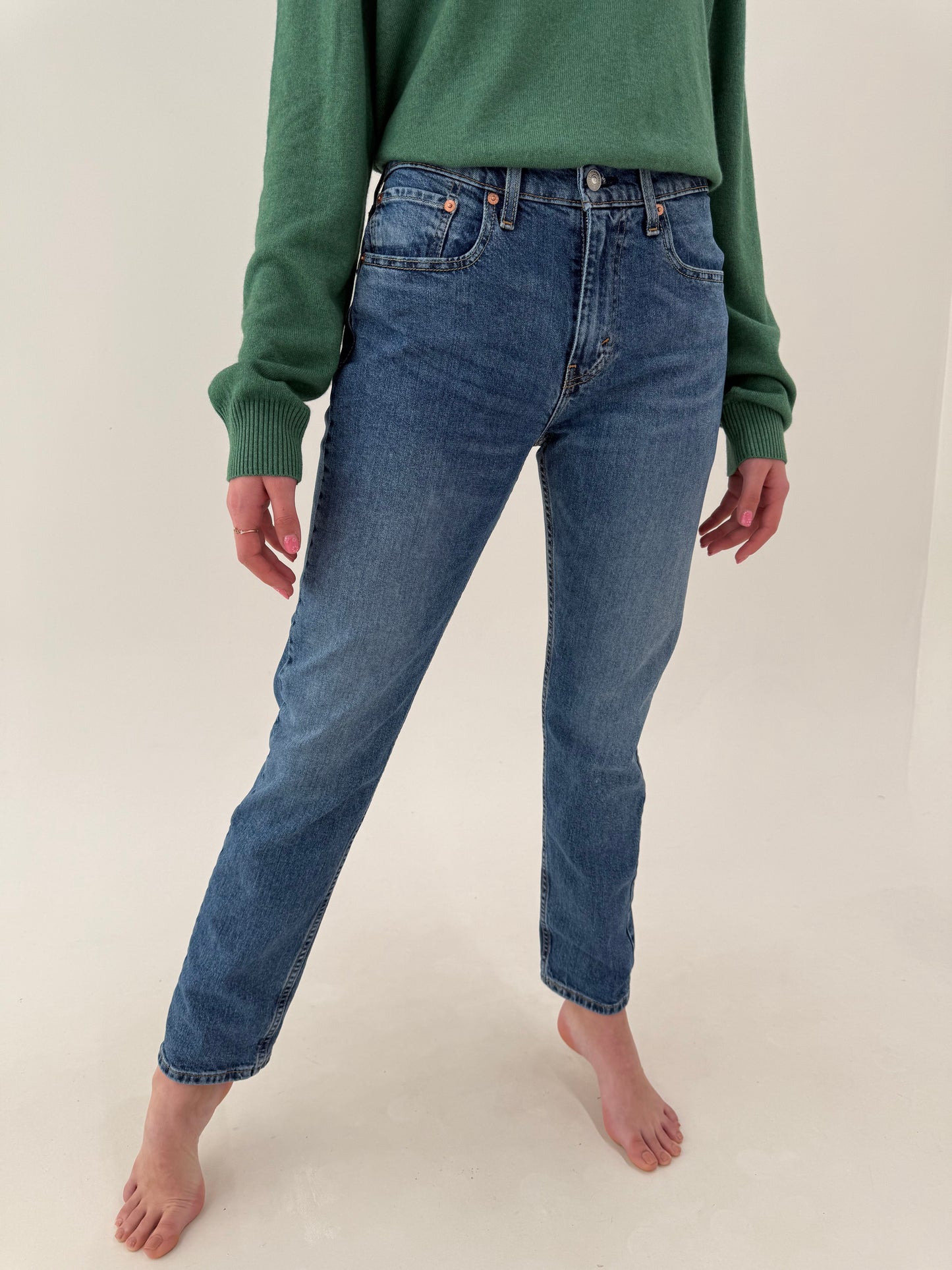 Jeans Levi’s 502 tall ușor modelatori ultra confort