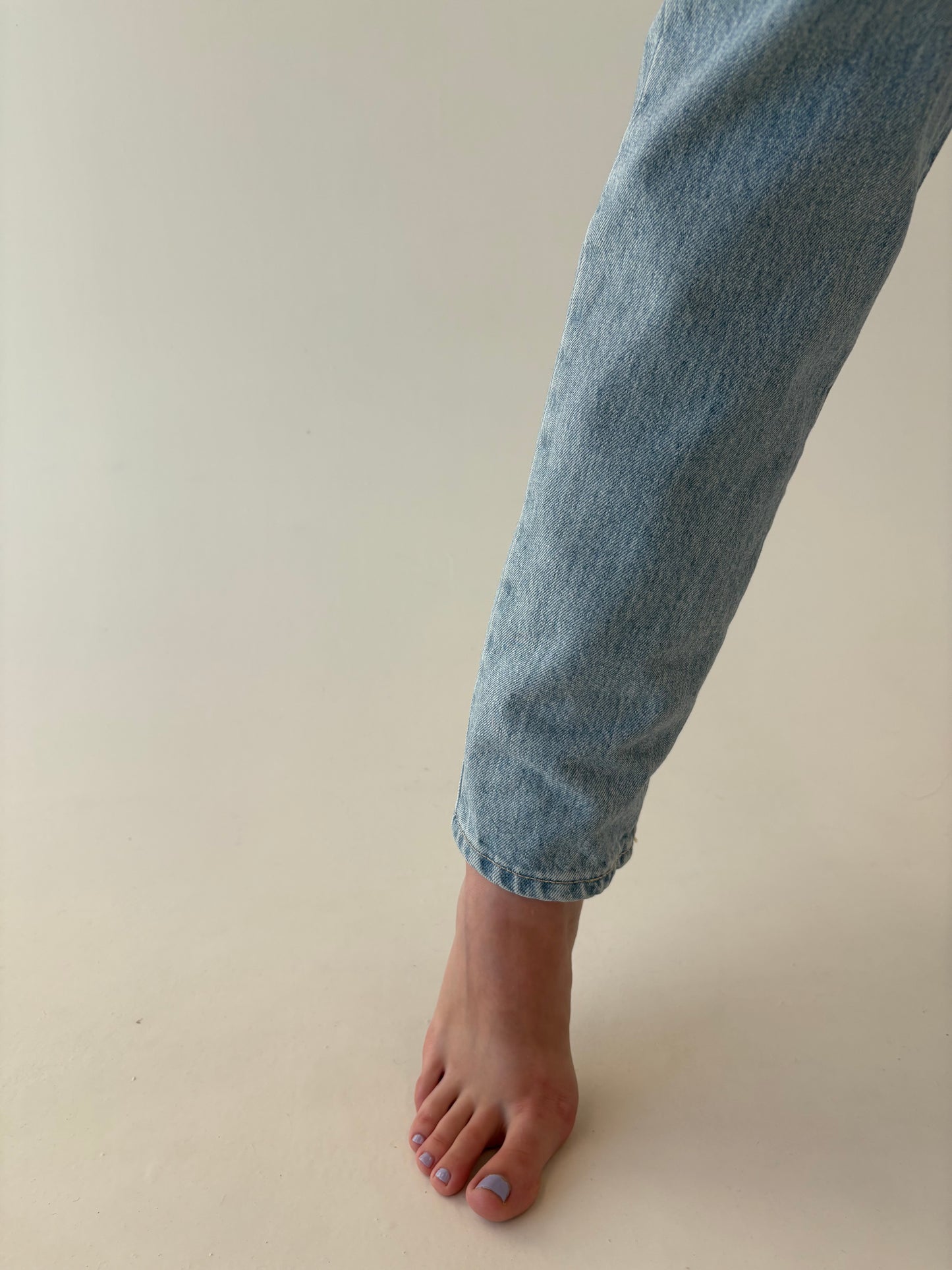 Jeans vinatge premium tall cu talie ultra înaltă plin cu ținuta