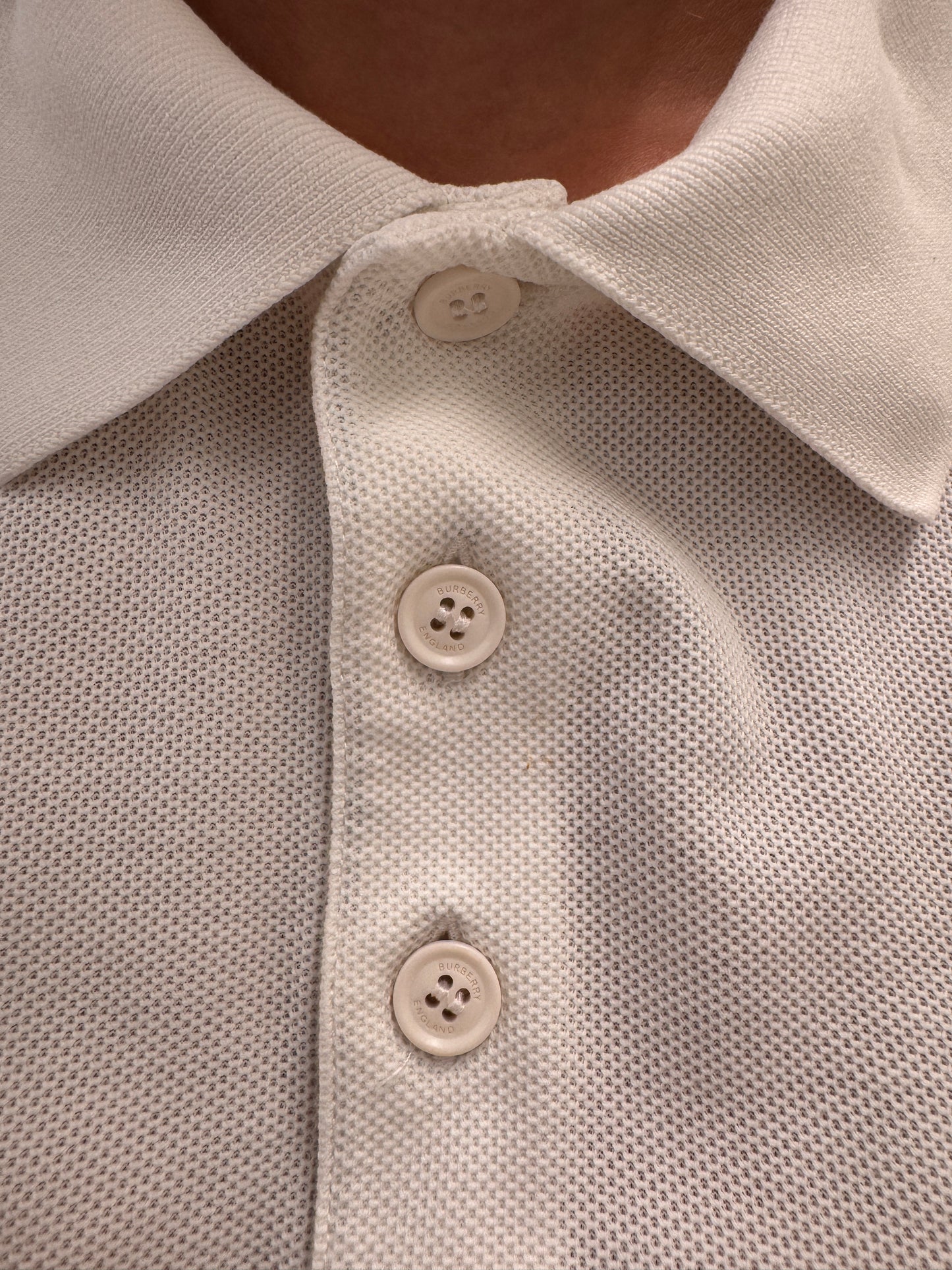Top polo Burberry model actual din bumbac excepțional de gramaj mare