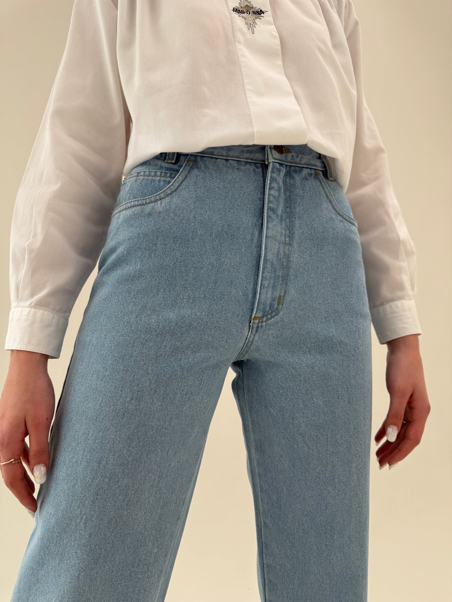 Jeans vintage tall light wash straight leg