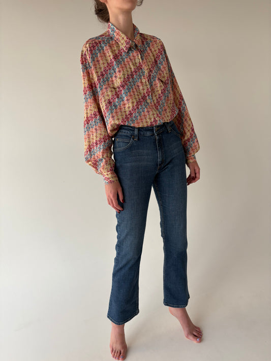 Jeans premium bootcut modelatori darker wash