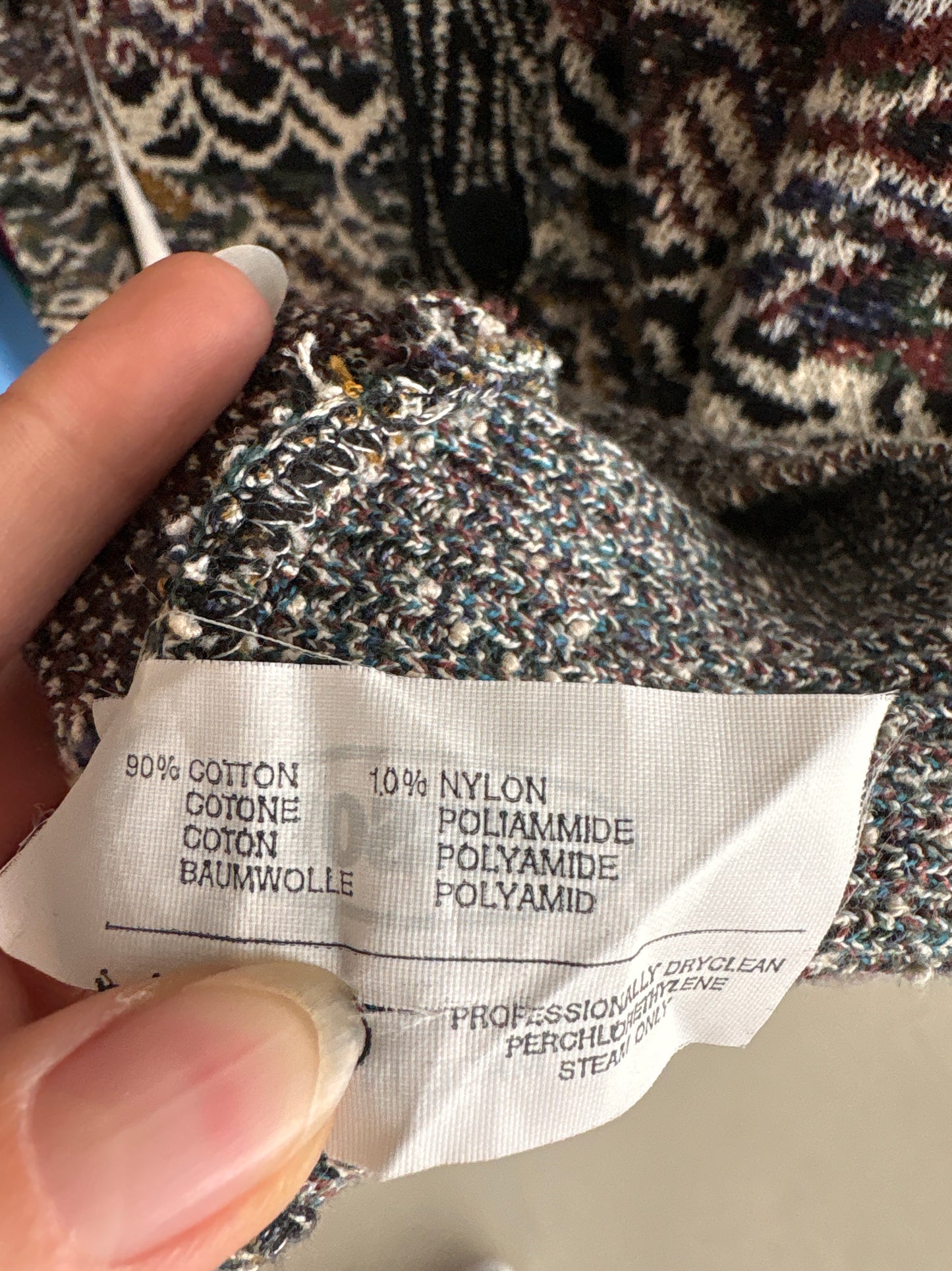 Cardigan Missoni excepțional de vară din jerse specific brandului