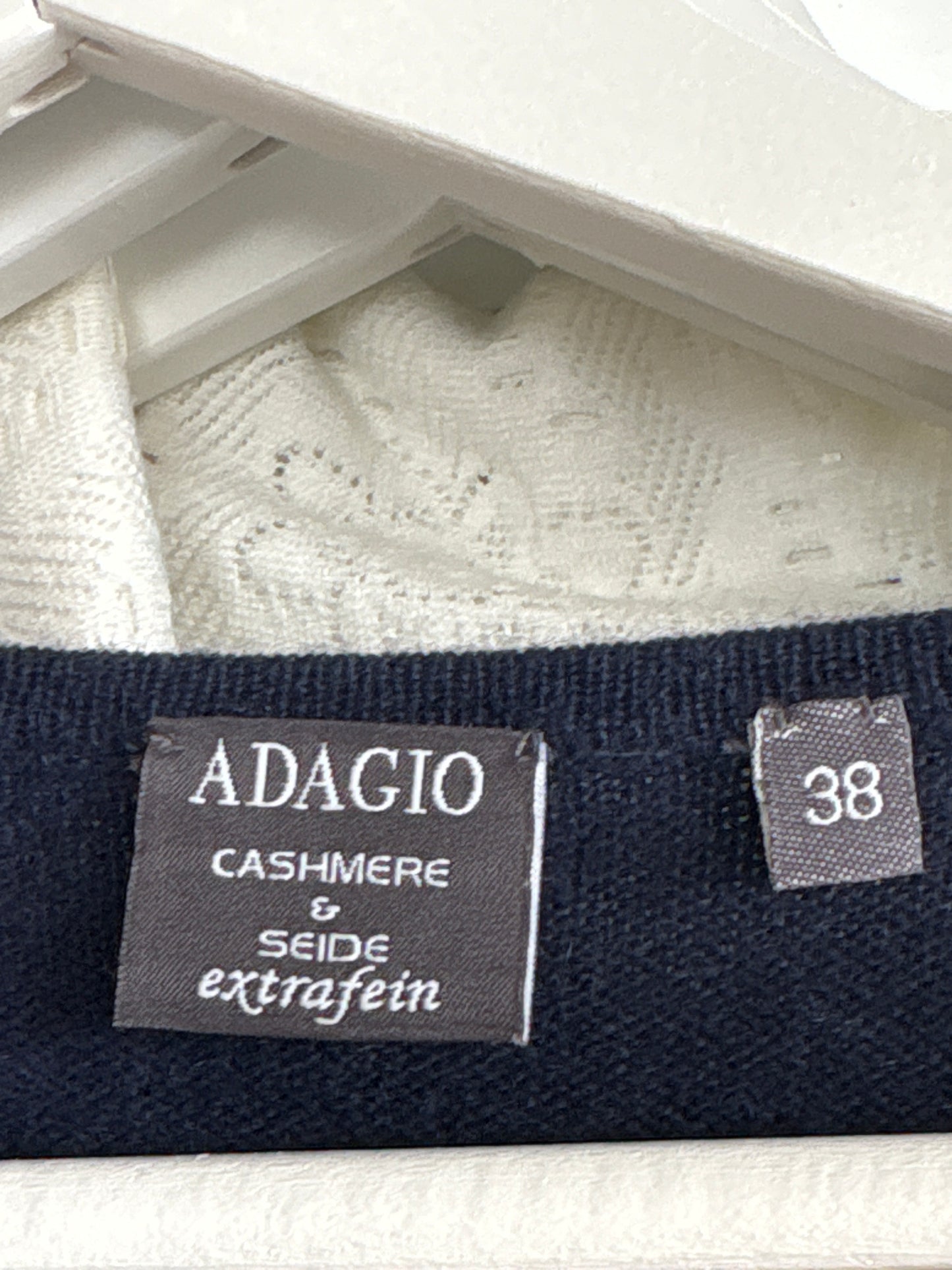 Cardigan din cașmir și mătase naturală Navy blue